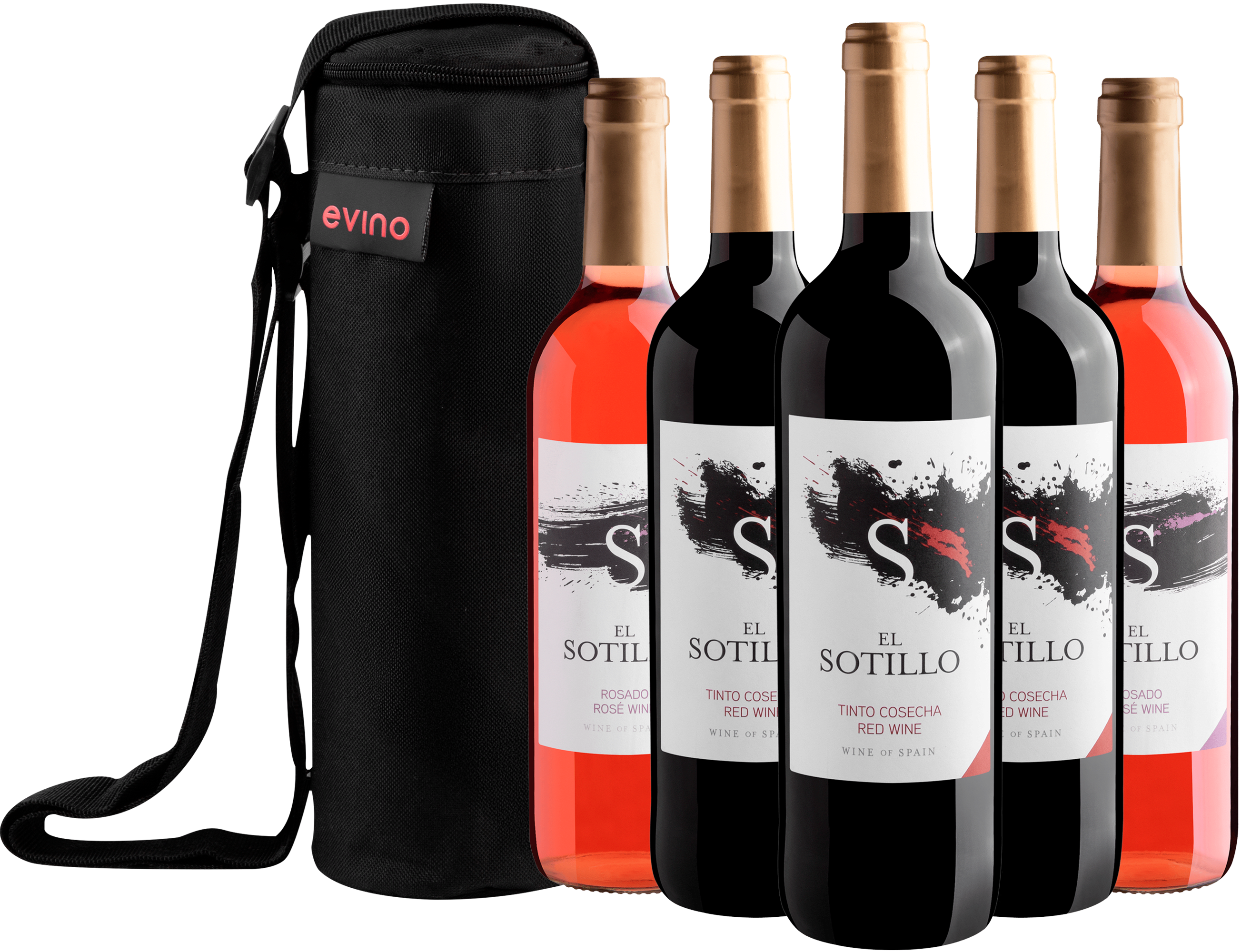 Kit El Sotillo: 3 Tinto + 2 Rosé + Bolsa Exclusiva