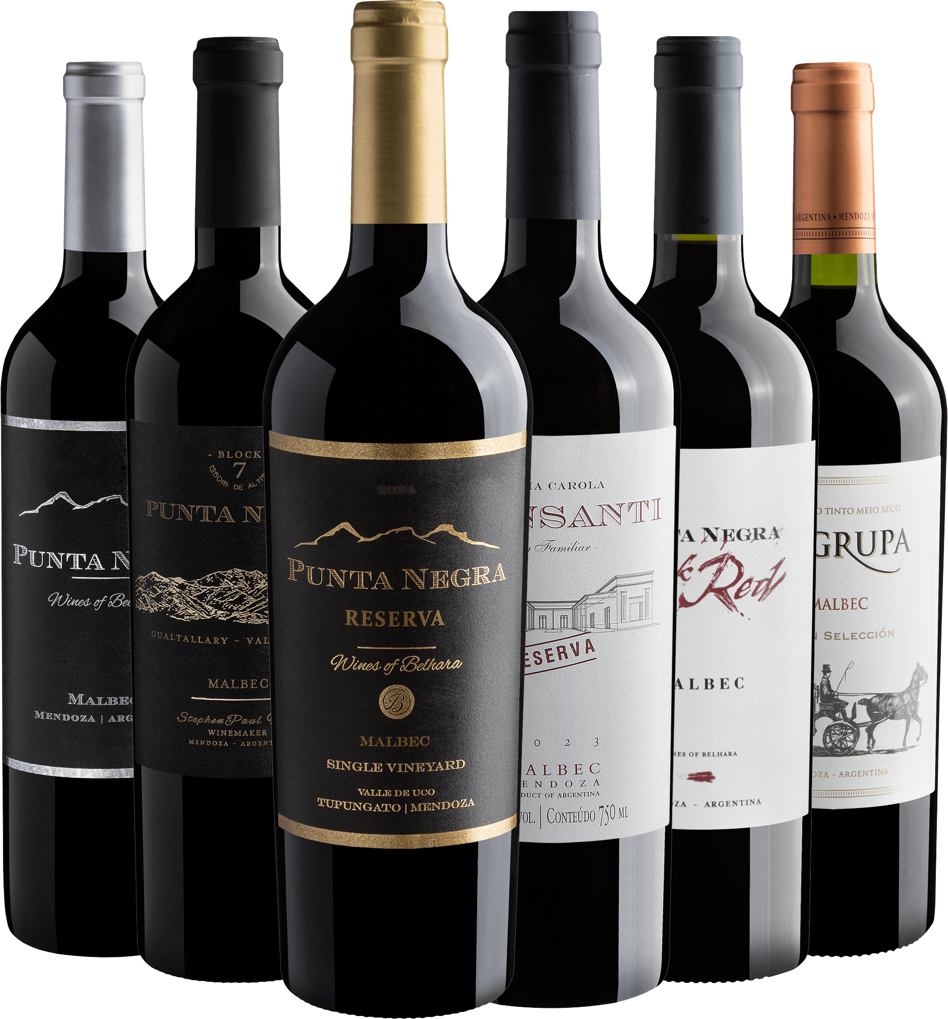 Kit 6 Malbecs Best Sellers por R$49,90 cada garrafa