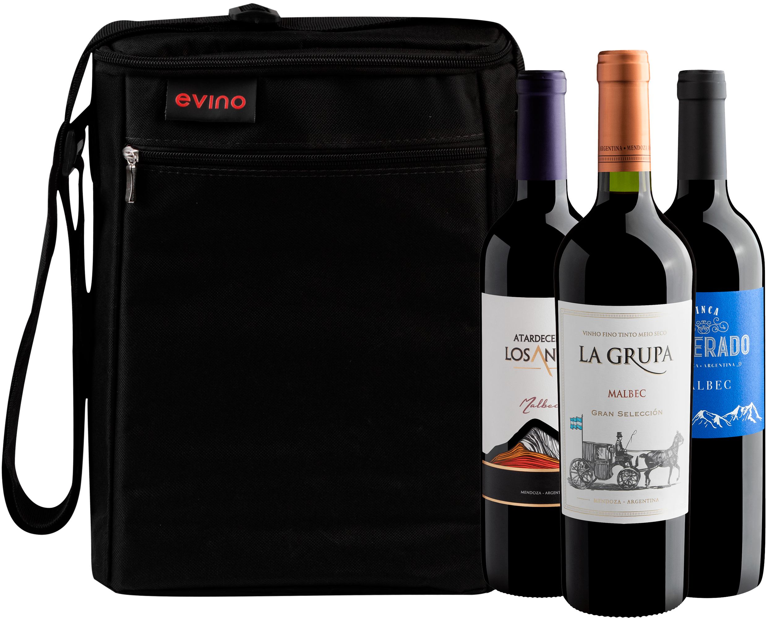 Kit 3 Malbecs com La Grupa Gran Selección + Bolsa Exclusiva 