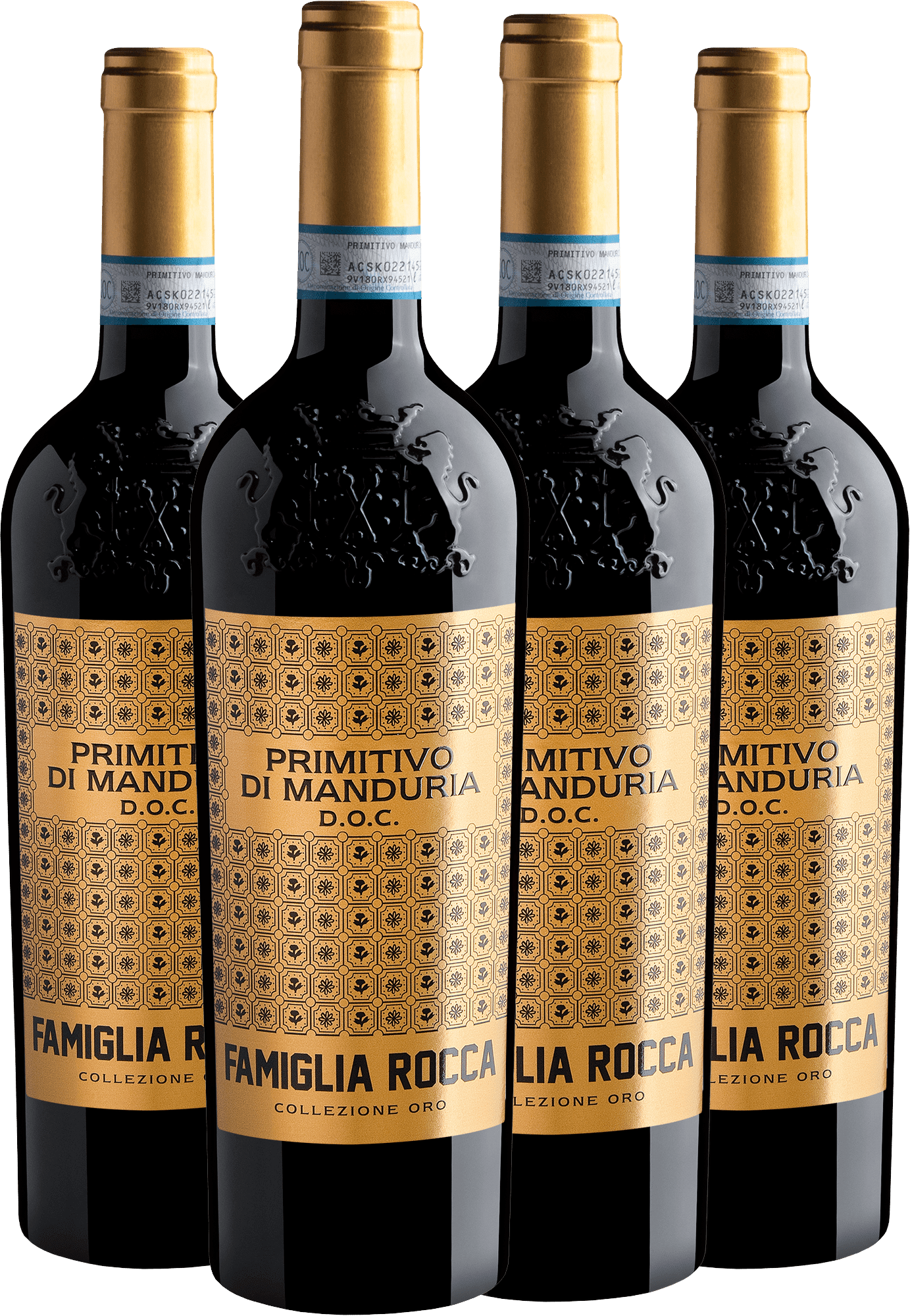 Kit 4 Rocca Primitivo di Manduria DOC 