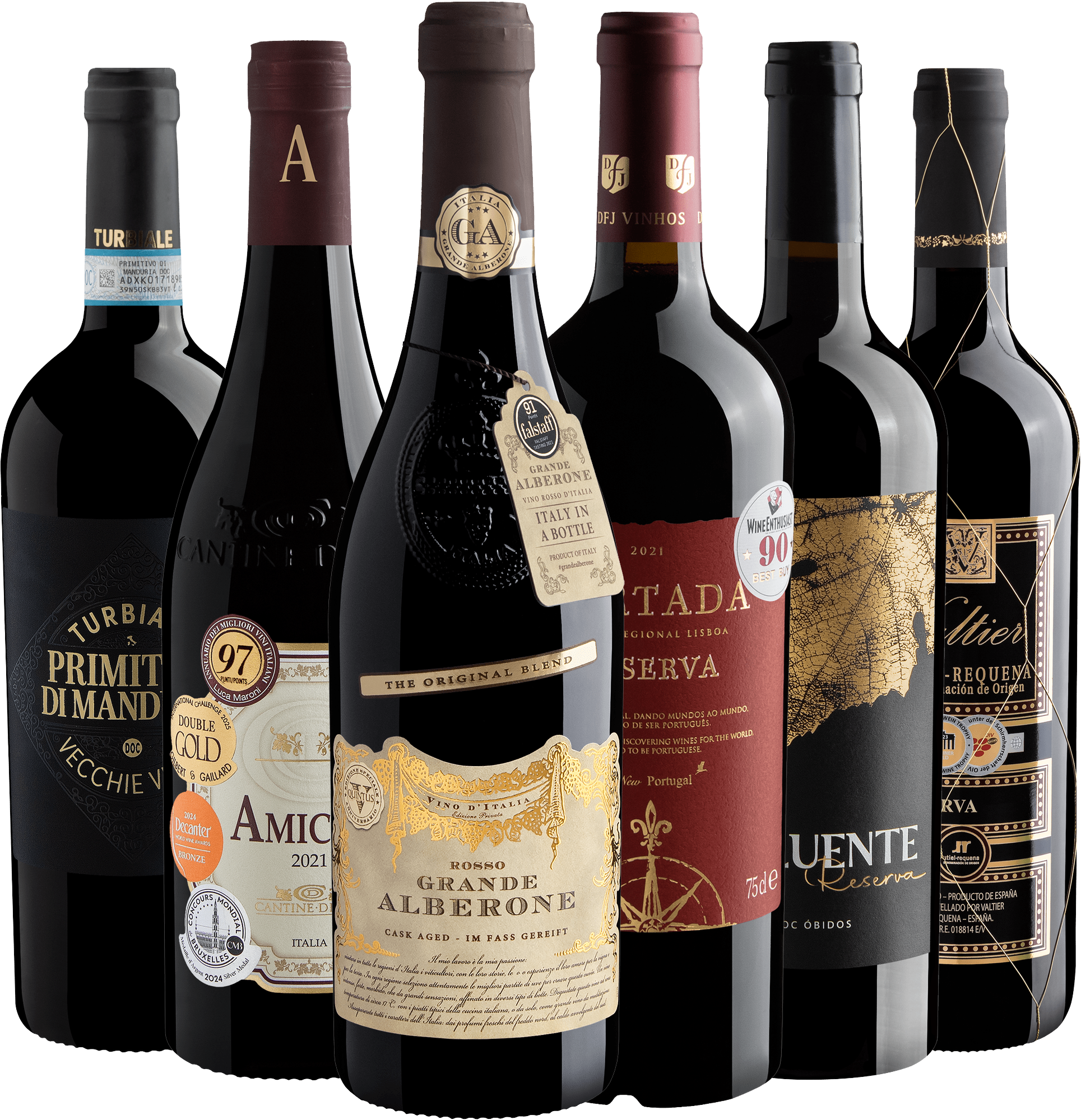 Kit 6 Vinhos Medalha de Ouro