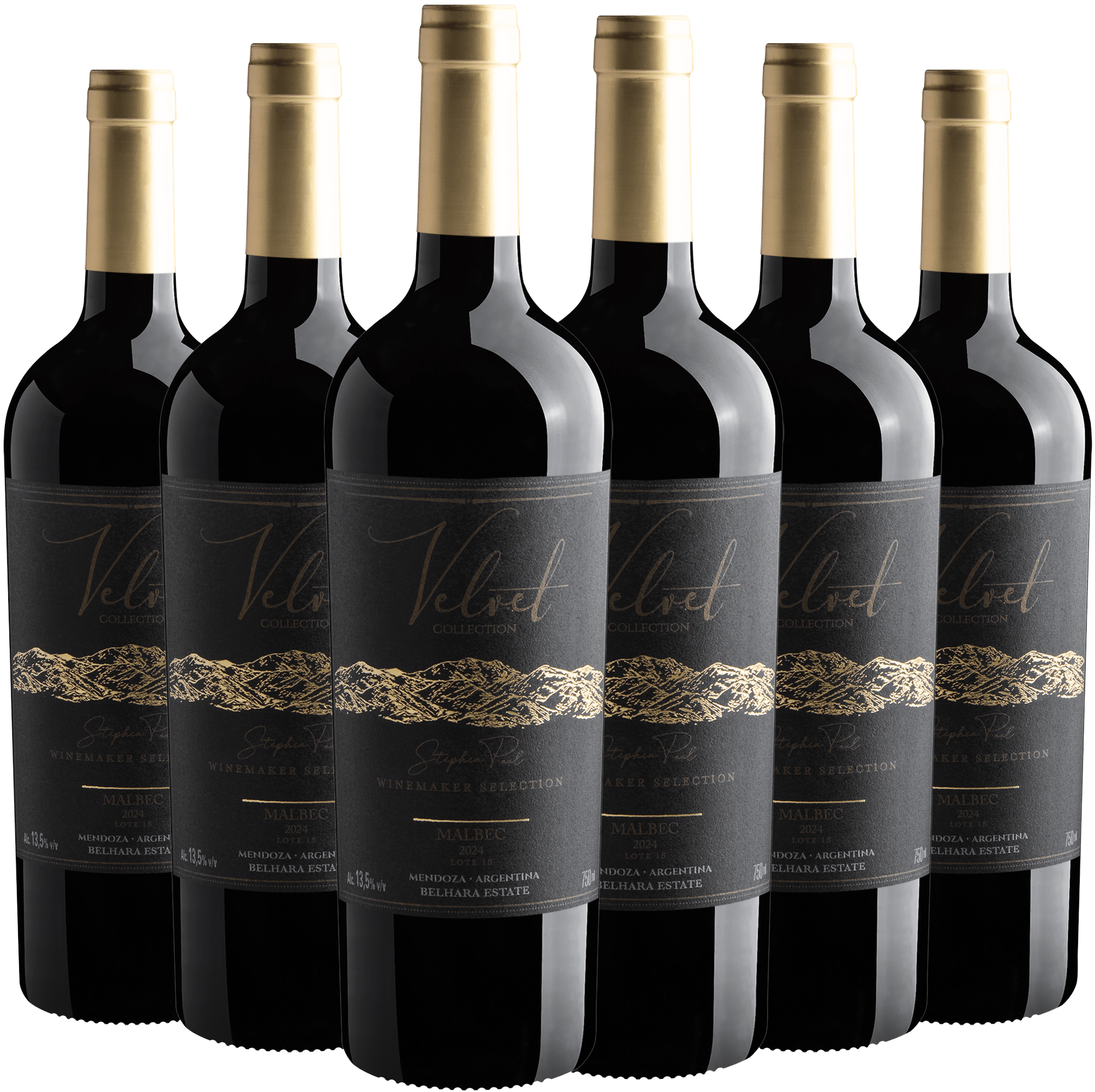 Kit 6 Velvet Collection Stephen Paul Winemaker Selection