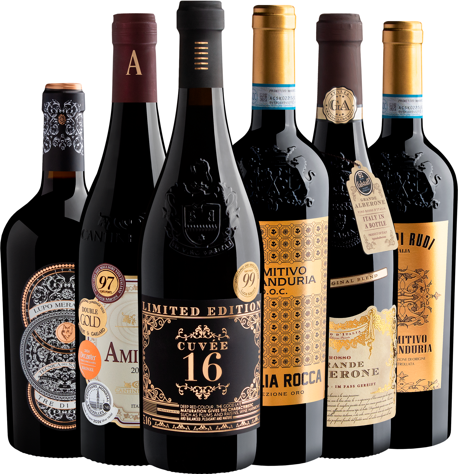 Kit 6 Italianos 94+ Pontos