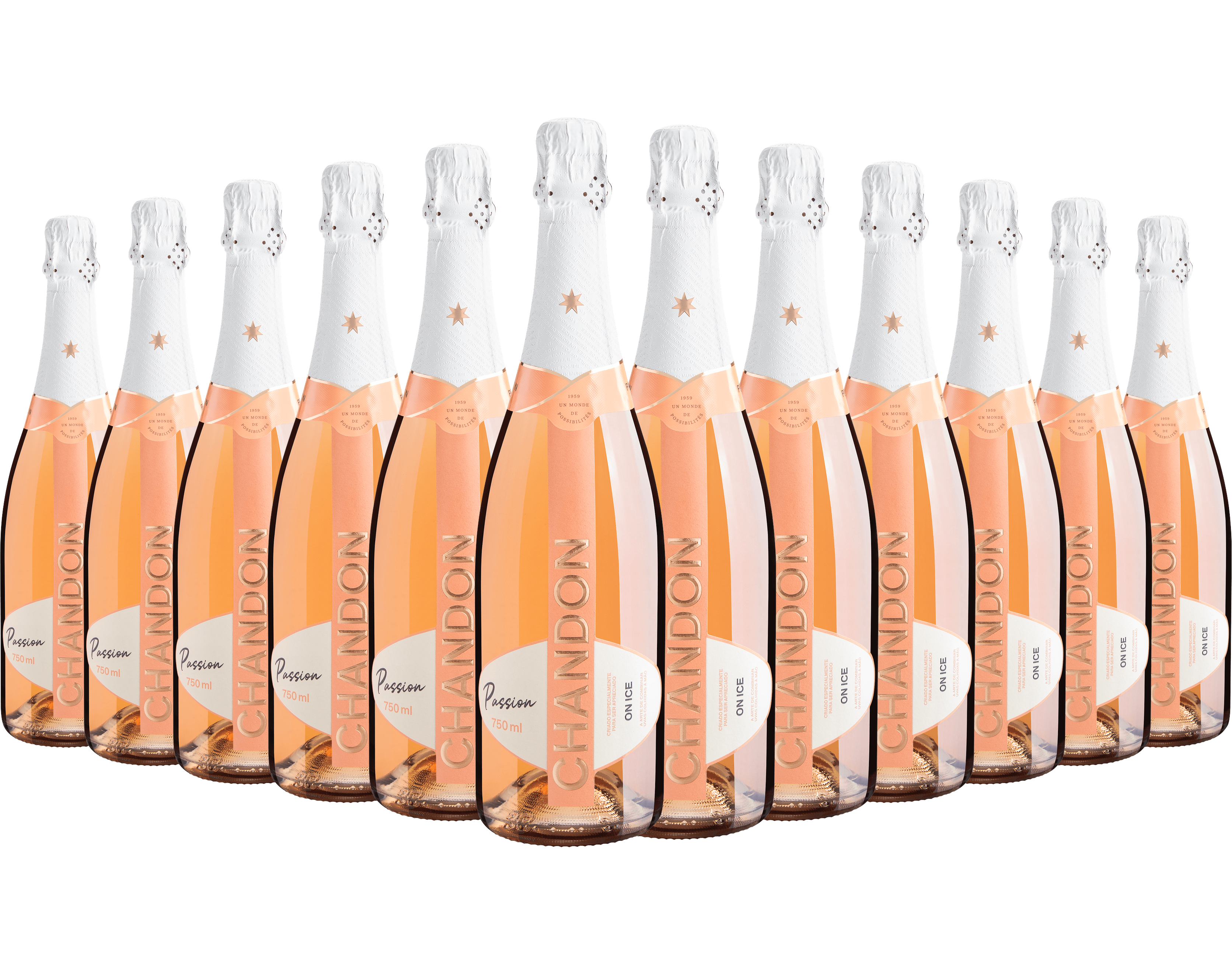 Kit 12 Chandon Passion Rosé 