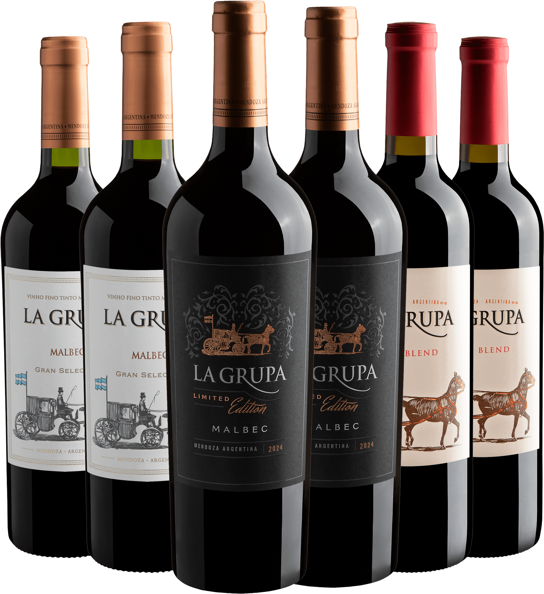 Kit La Grupa: 2 Gran Selección + 2 Limited Edition + 2 Red Blend