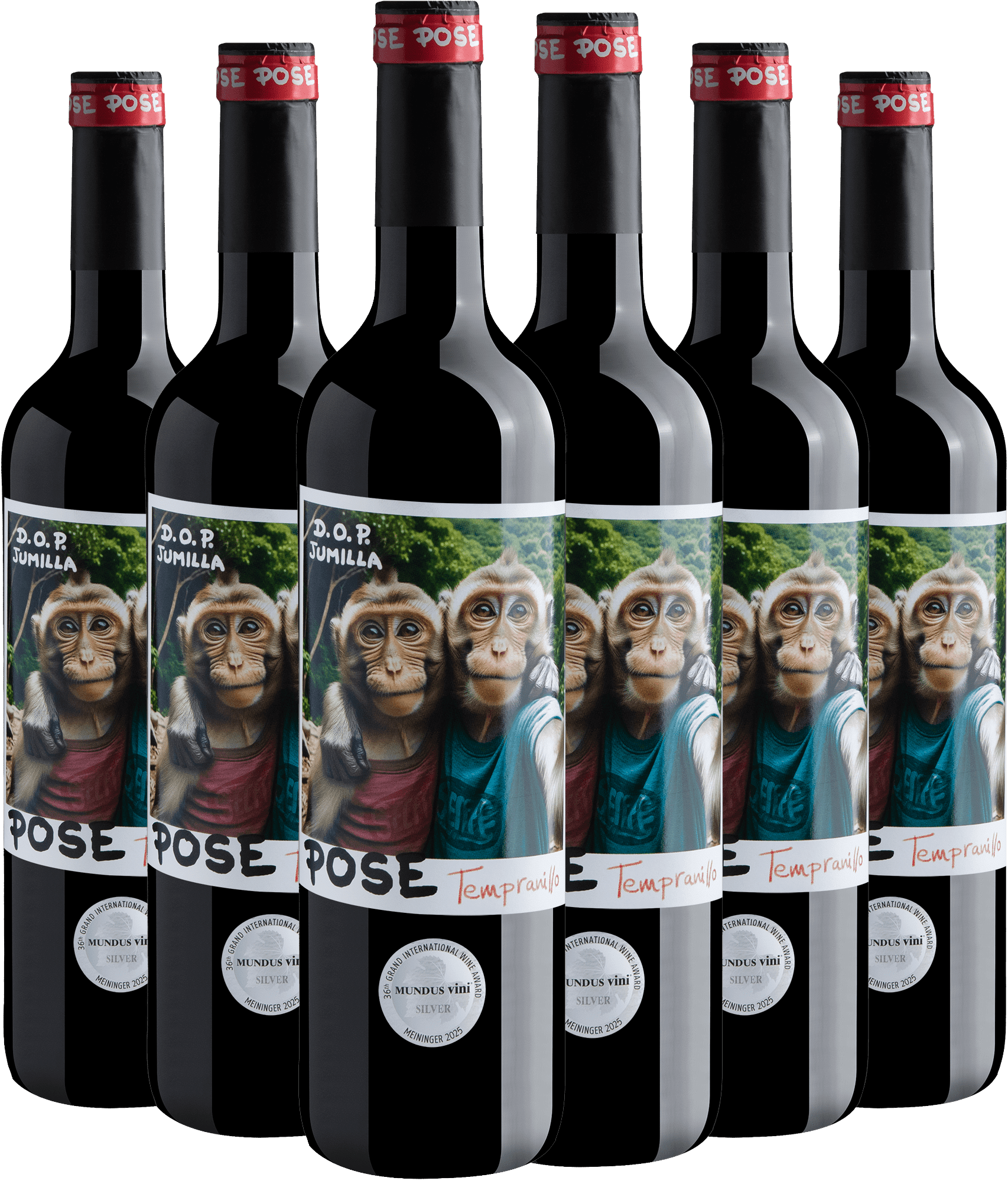 Kit 6 Pose Tempranillo Jumilla