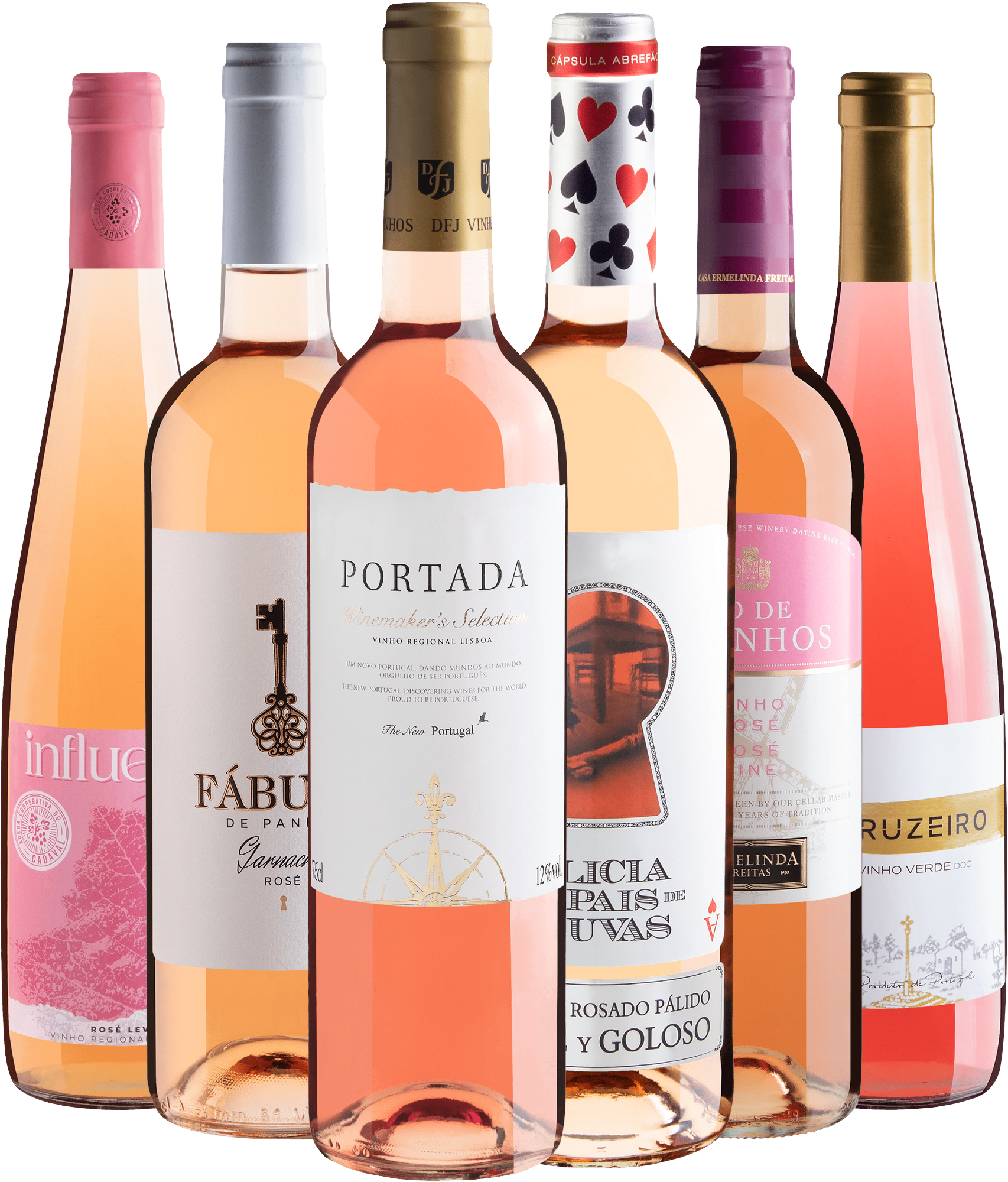 Kit 6 Vinhos Rosés do Velho Mundo