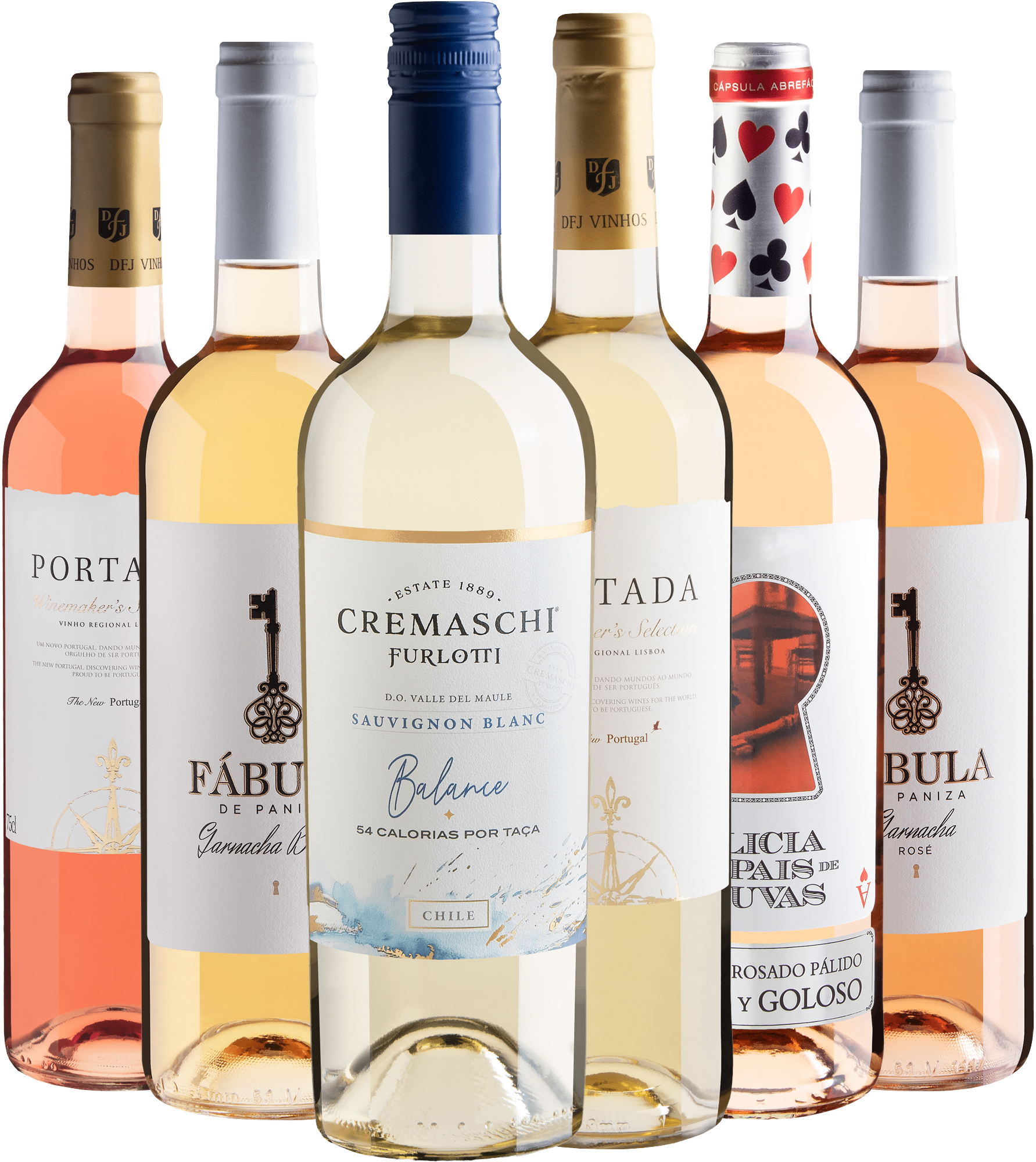 Kit 6 Vinhos Refrescantes com Portada Branco e Rosé