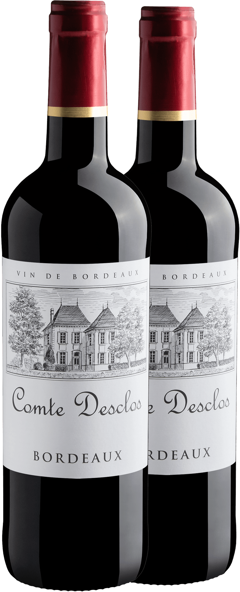 Kit 2 Comte Desclos Bordeaux AOP