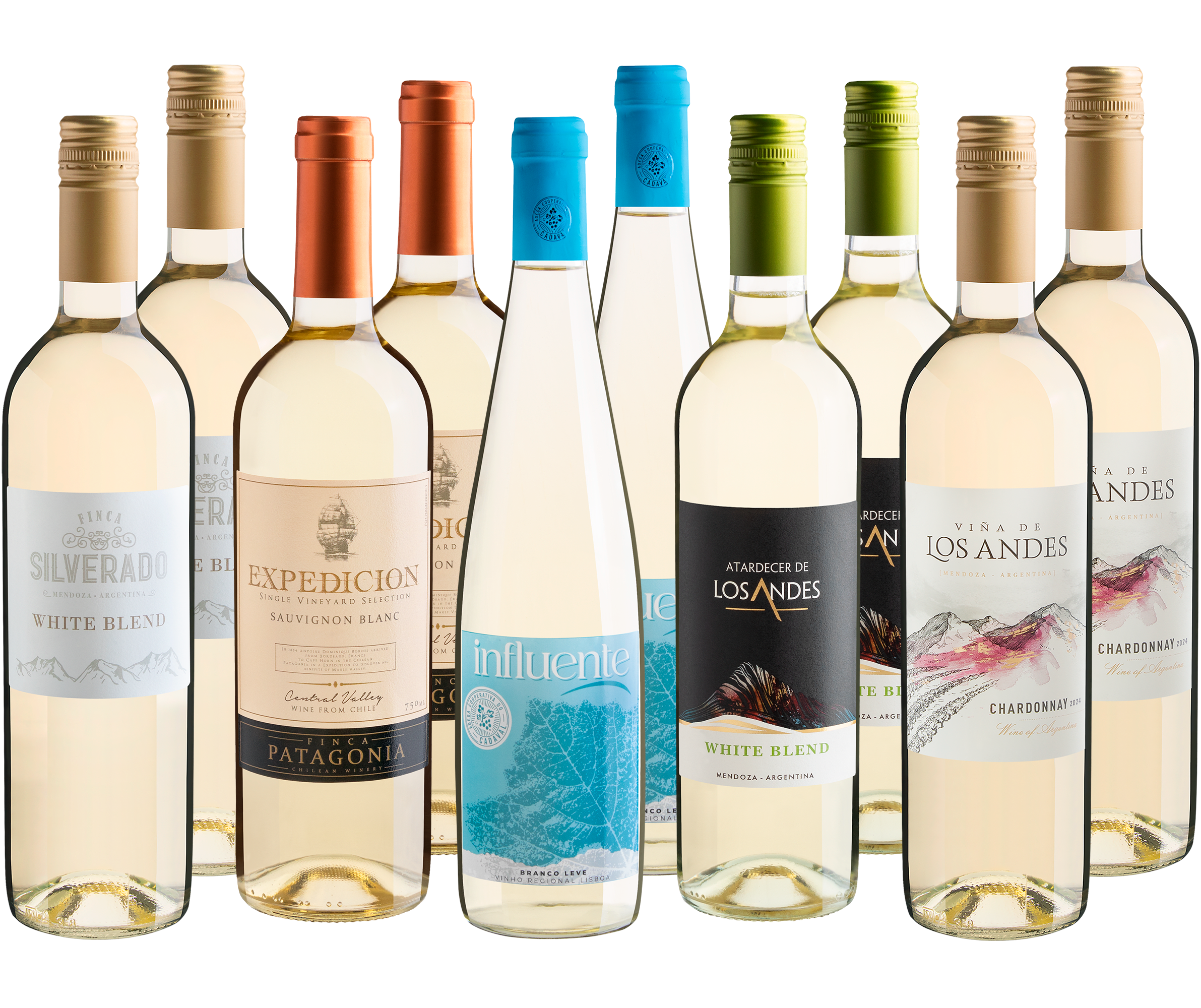 Kit 5 Vinhos Brancos em Dobro* 