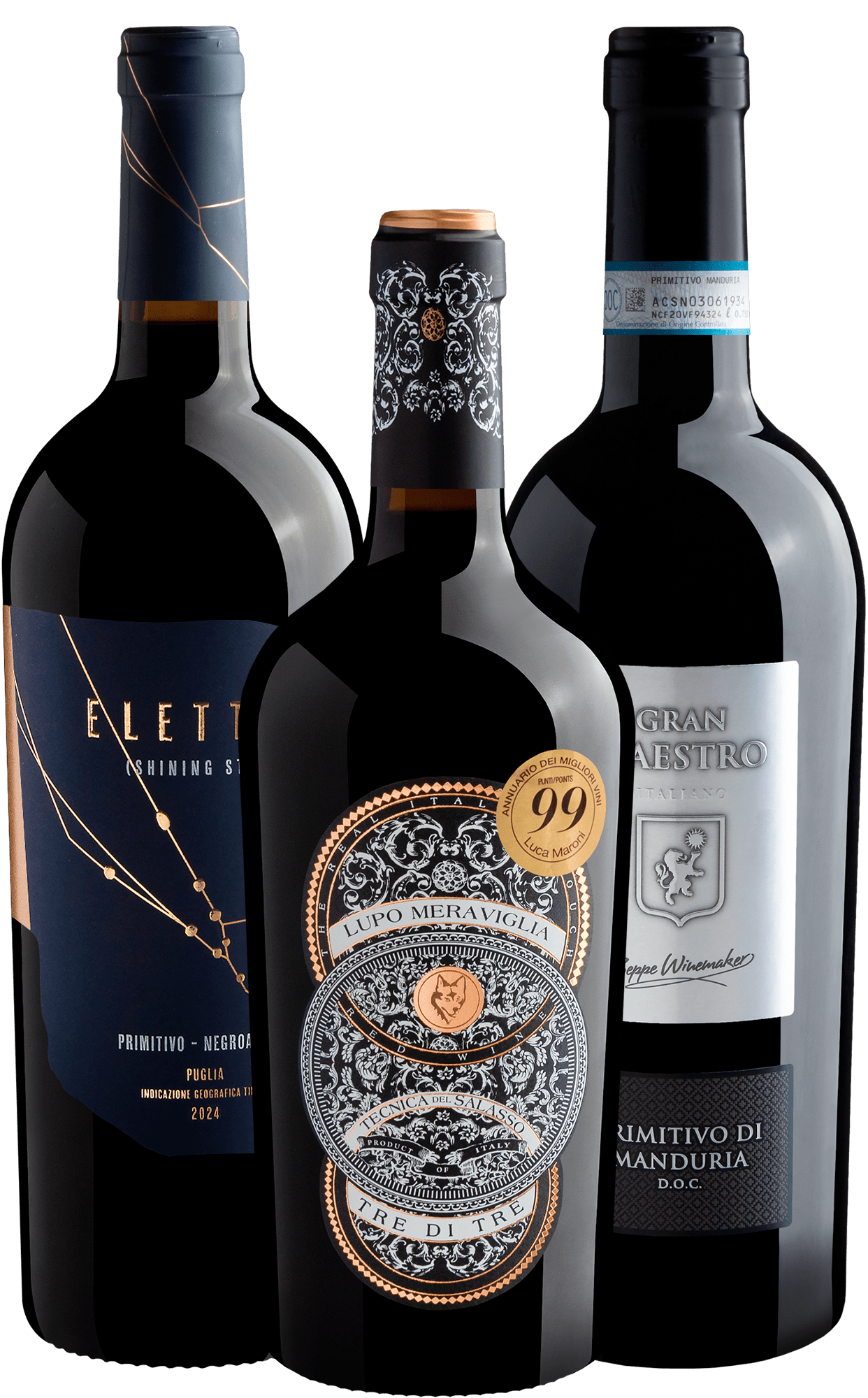 Kit 3 Italianos 98+ Pontos