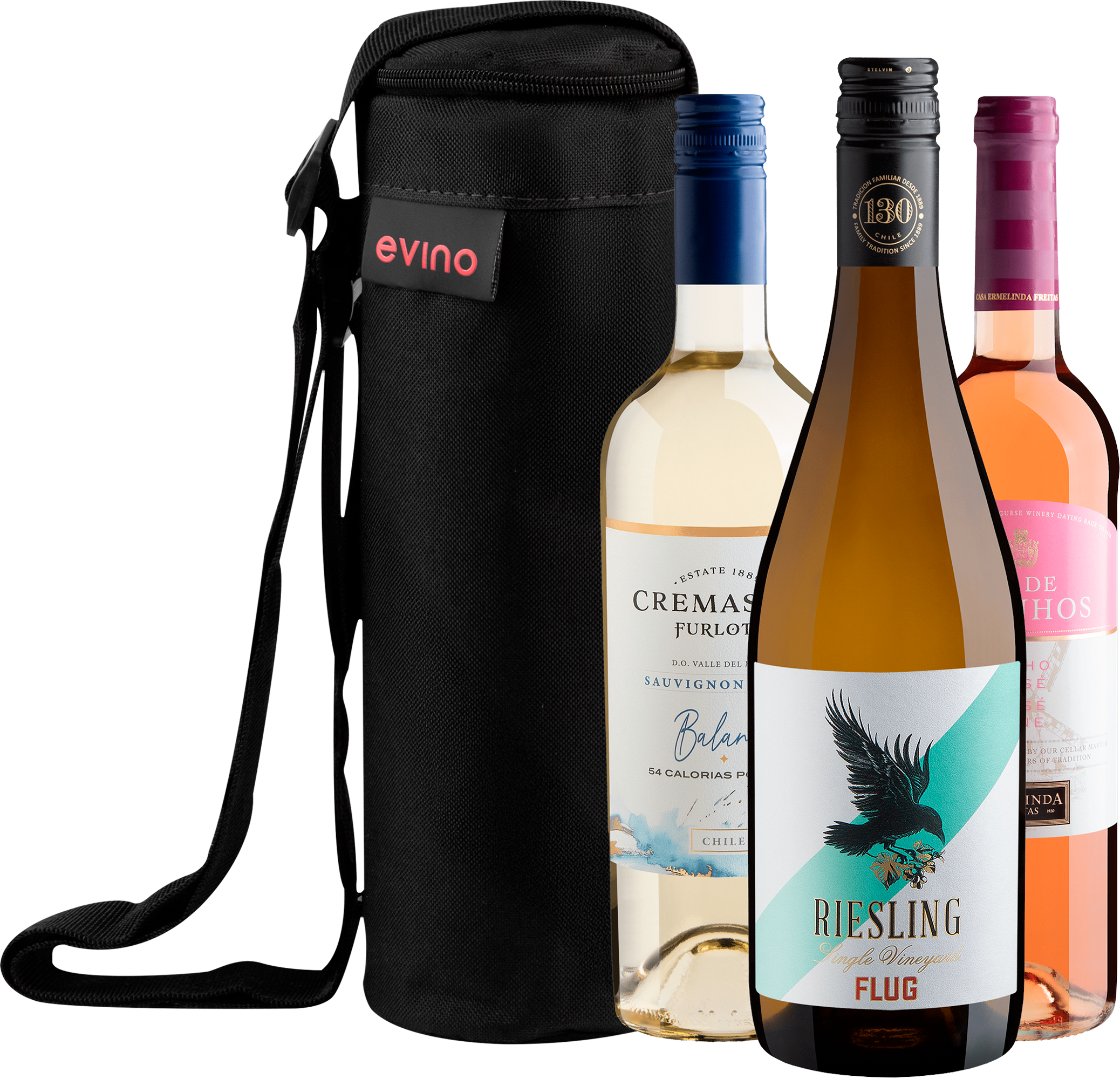 Kit 3 Vinhos Refrescantes + Bolsa Exclusiva 