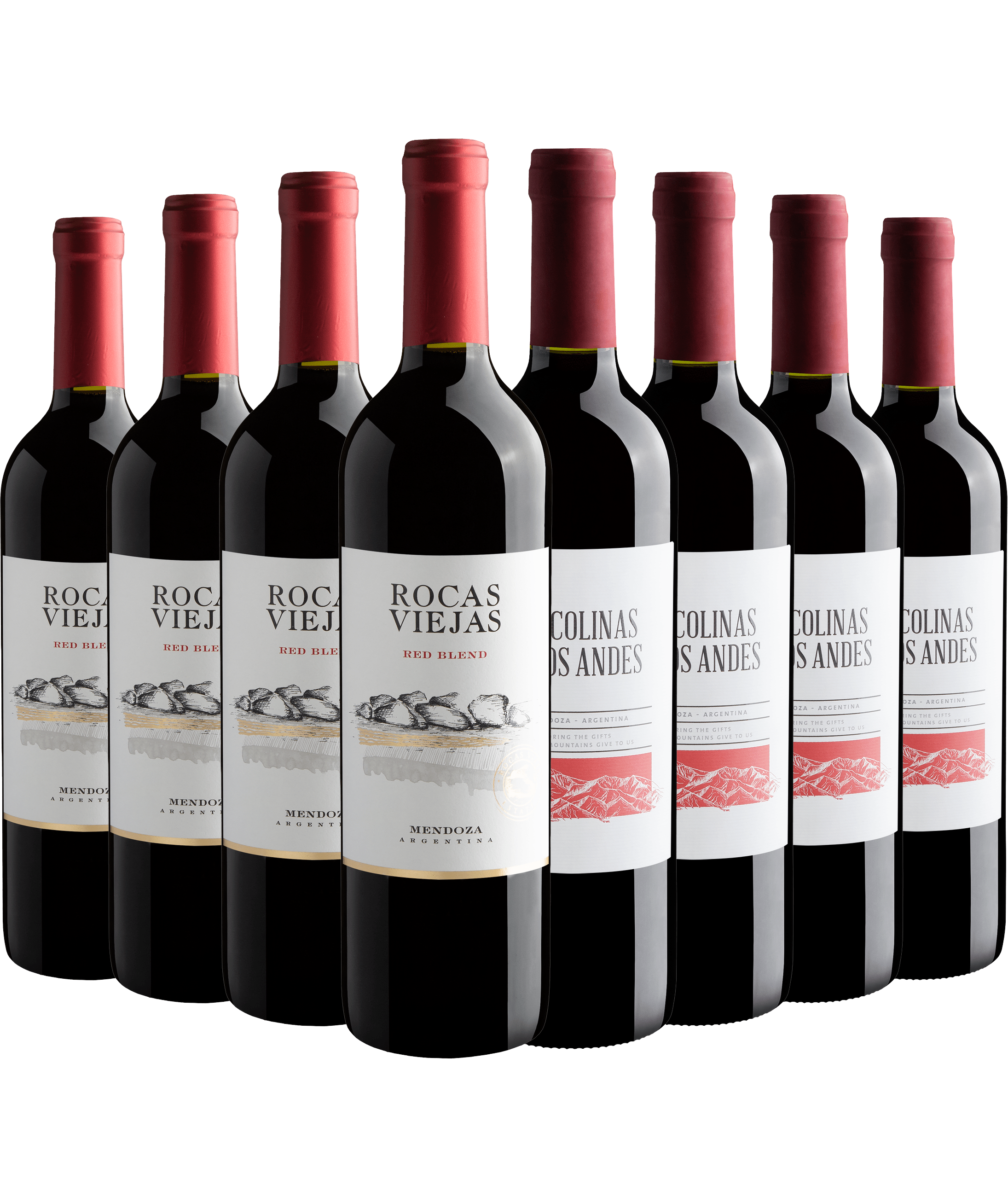 Kit Red Blends | 4 Rocas Viejas + 4 Las Colinas De Los Andes 