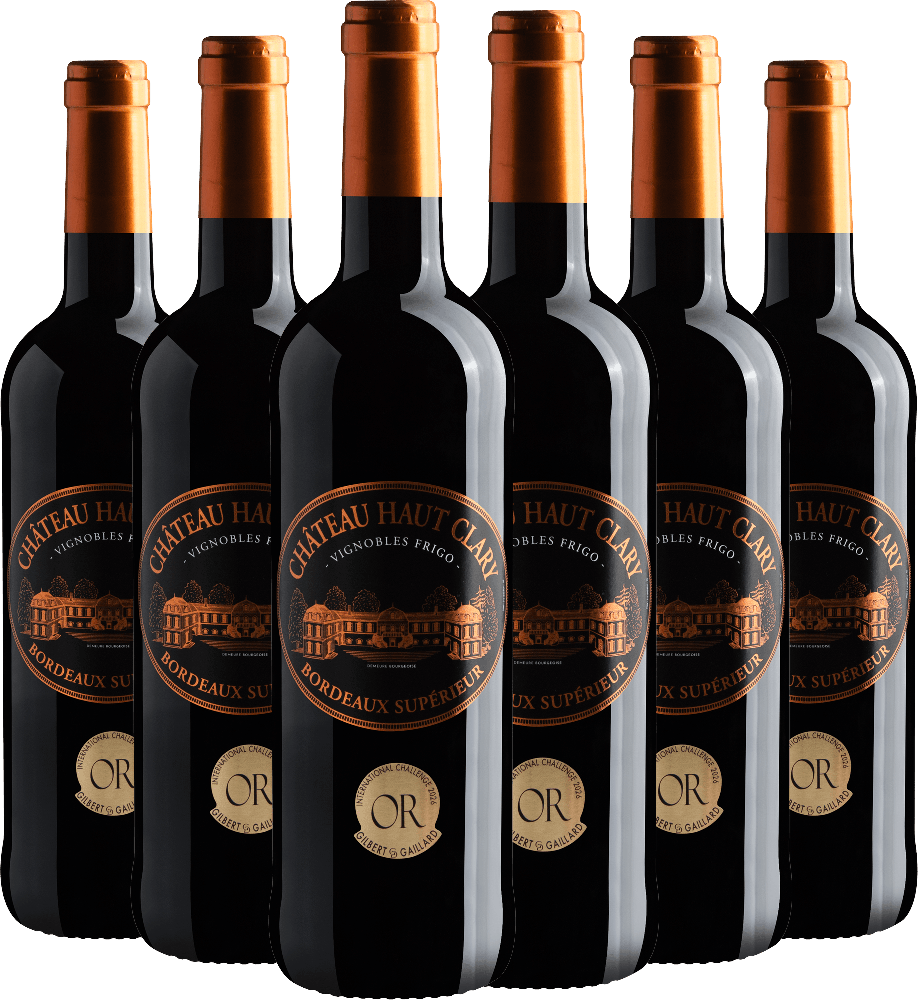 Kit 6 Château Haut Clary Vignobles Frigo Bordeaux Supérieur