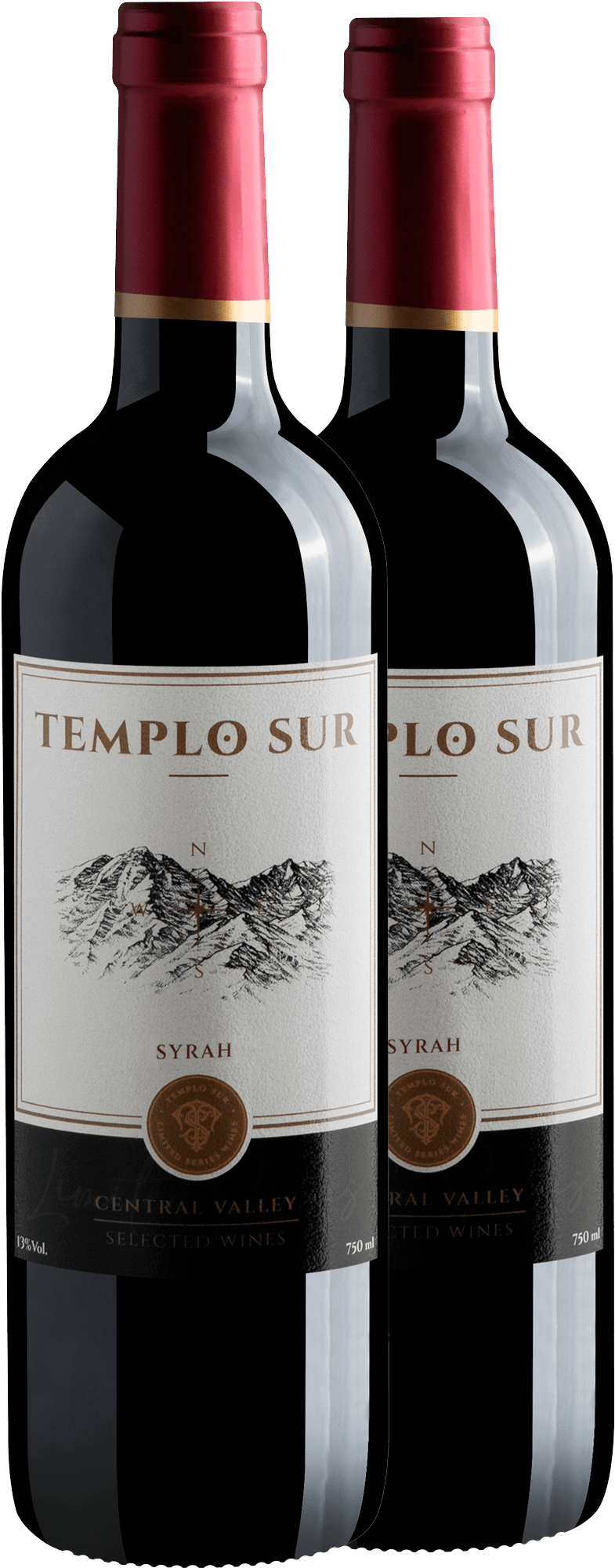 Kit 2 Templo Sur Syrah