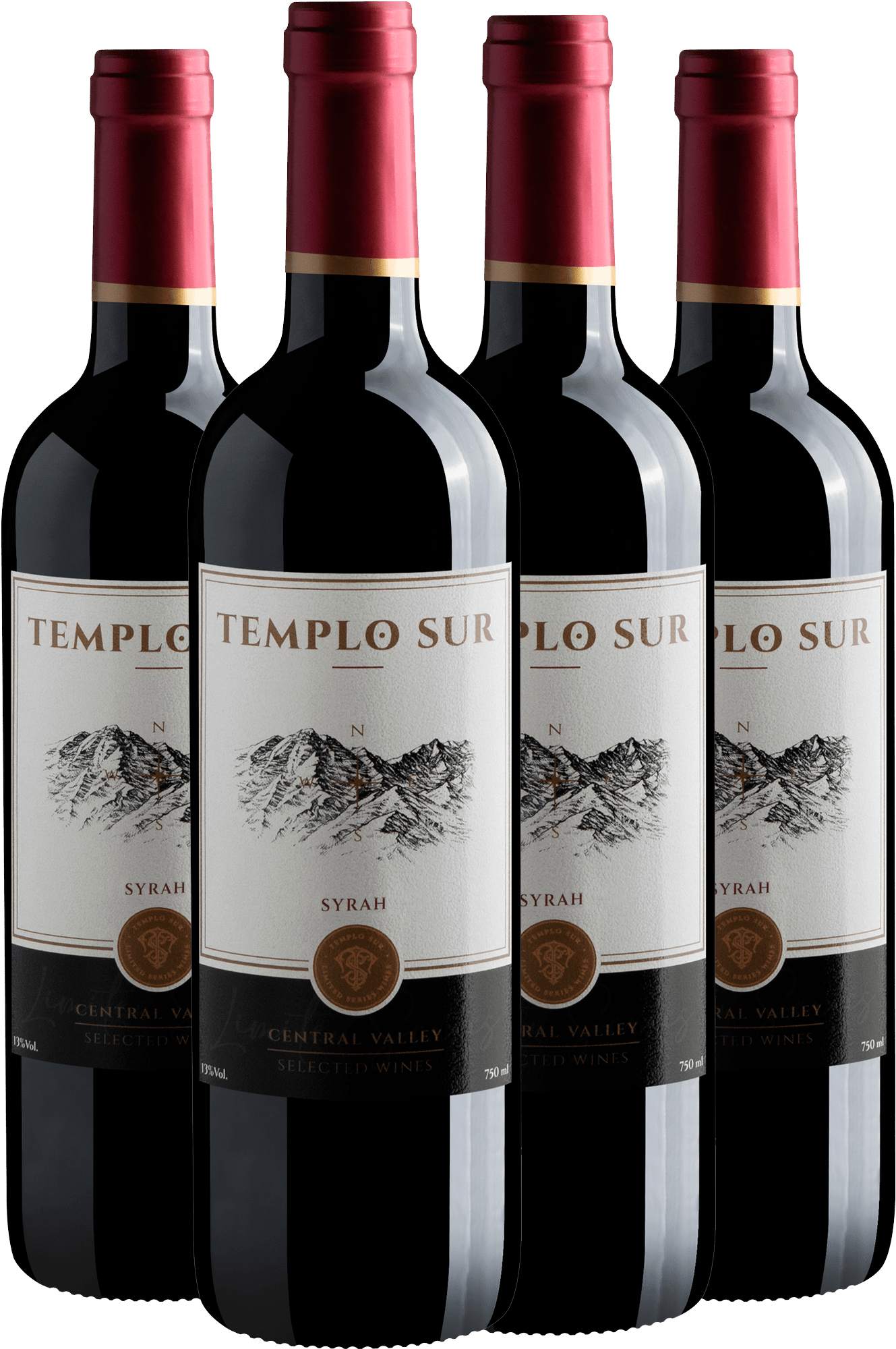 Kit 4 Templo Sur Syrah