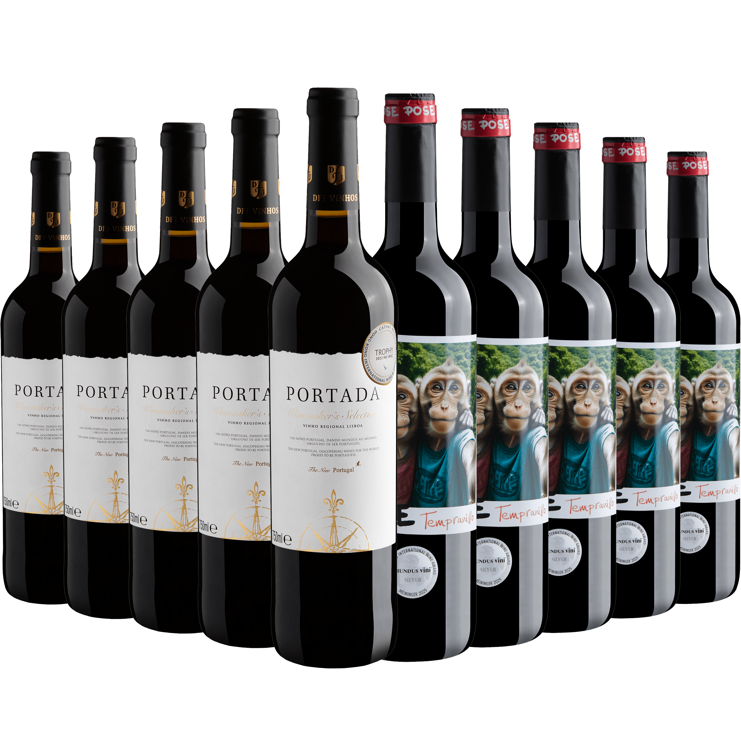 Kit 5 Portada Winemaker's Selection + 5 Pose Tempranillo 