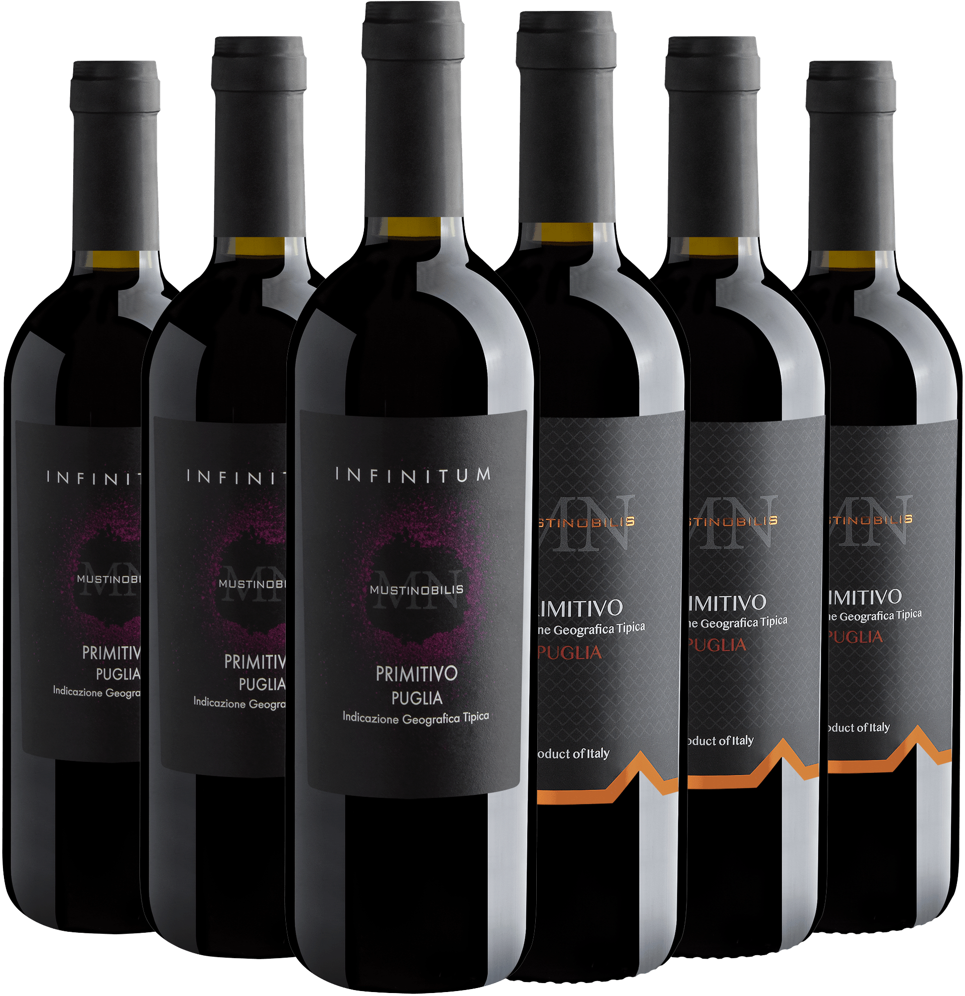 Kit Primitivos da Puglia | 3 Infinitum + 3 Musti Nobilis 