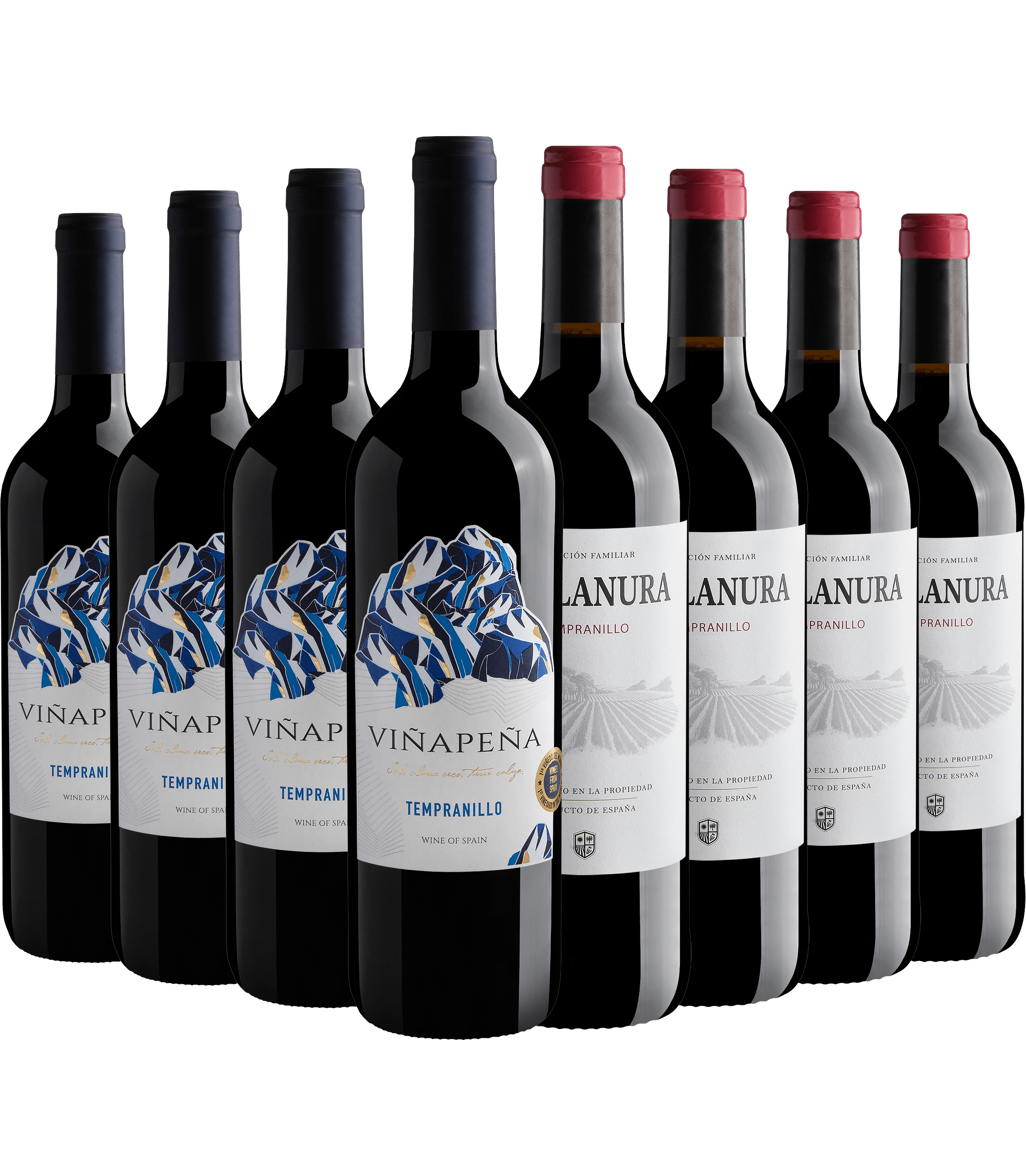 Kit Tempranillo | 4 Viñapeña + 4 La Llanura 