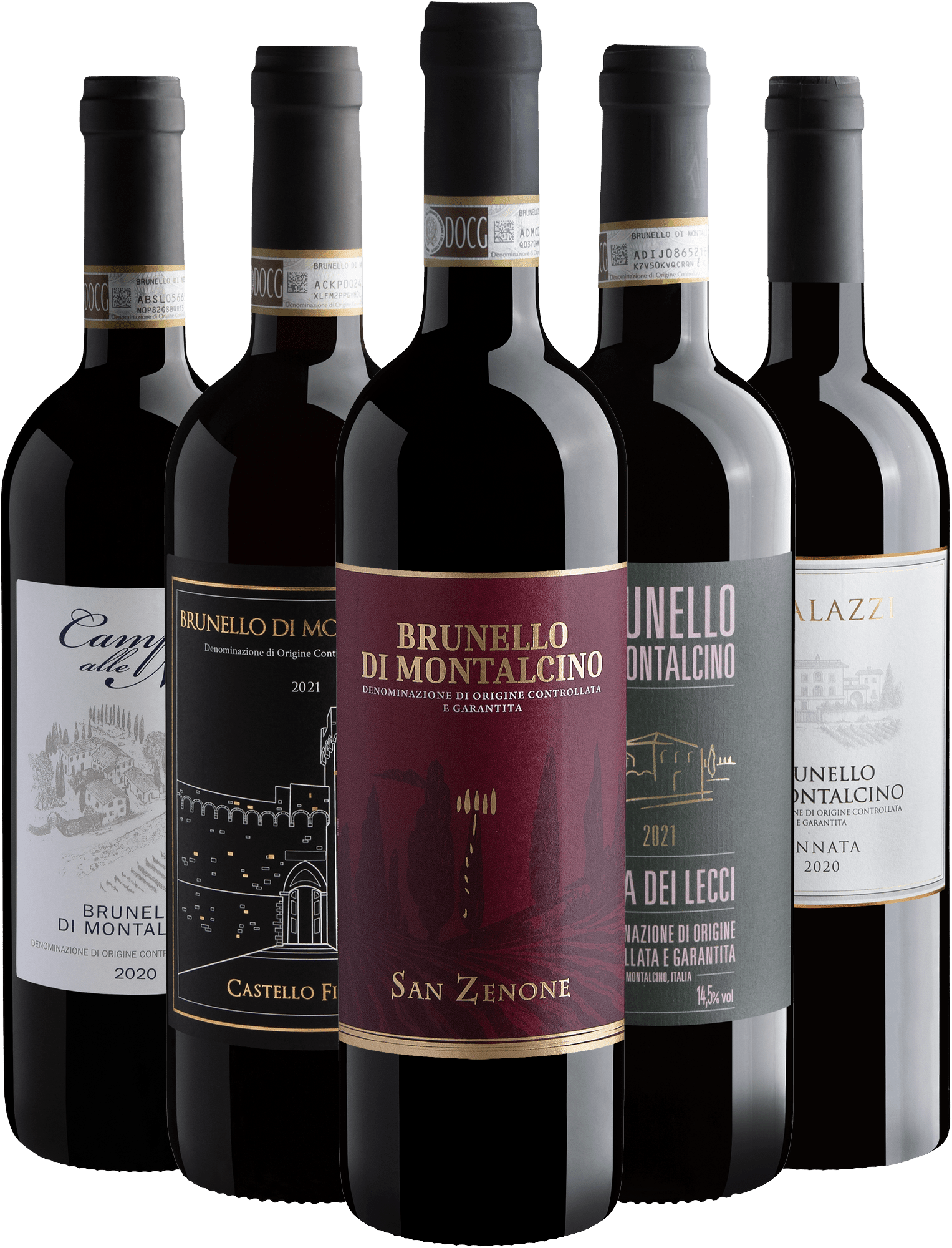 Kit 5 Brunello di Montalcino