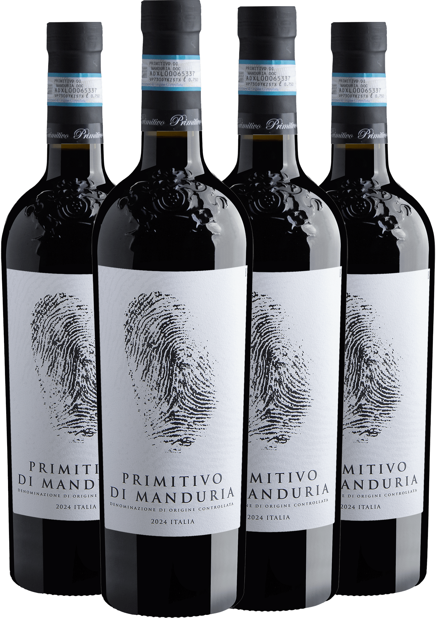 Kit 4 Impronta Primitivo di Manduria DOC 2024