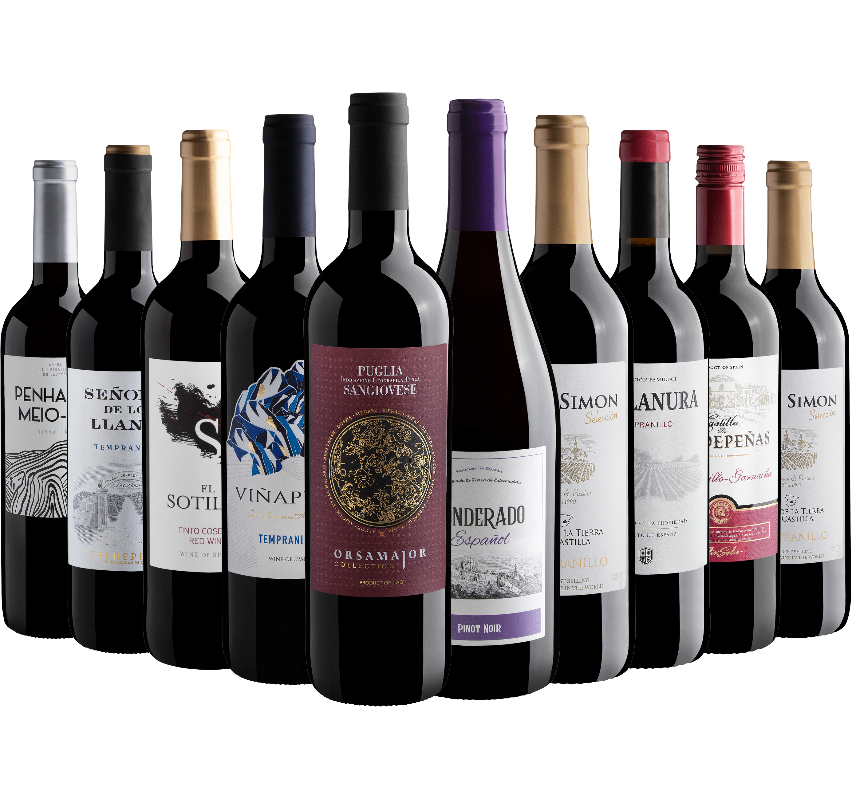 Kit 10 Vinhos do Velho Mundo
