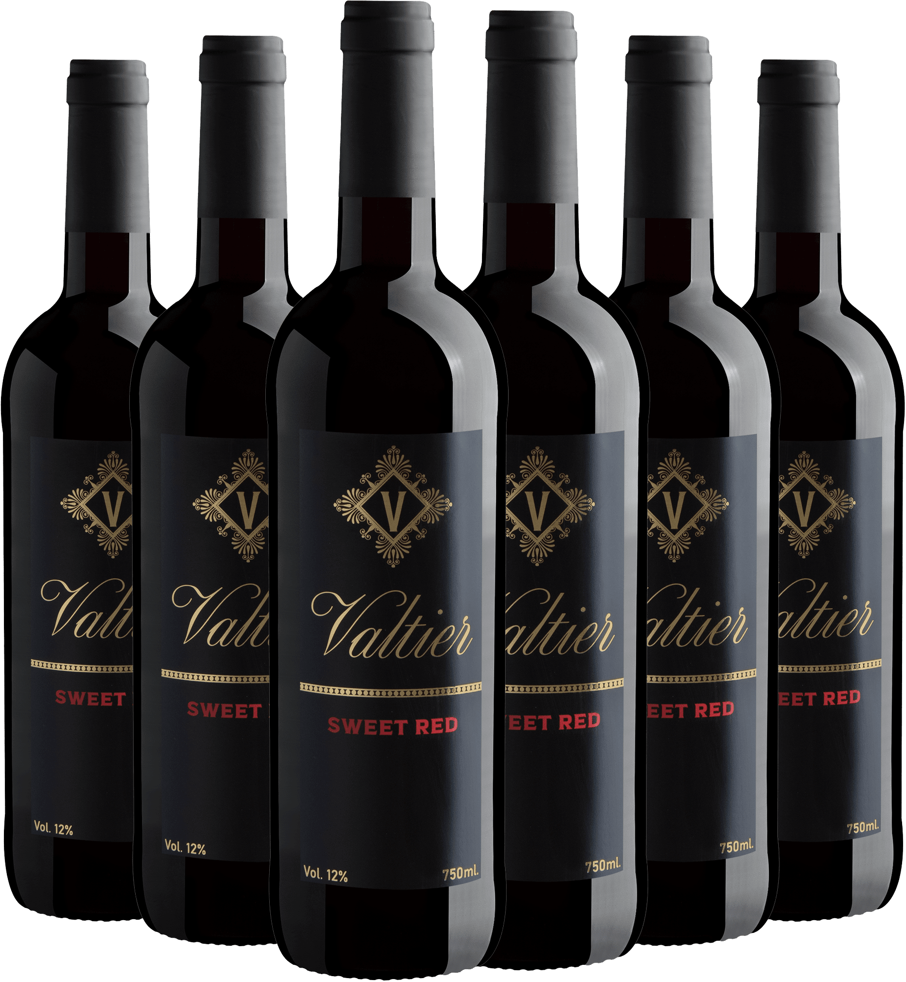 Kit 6 Valtier Sweet Red