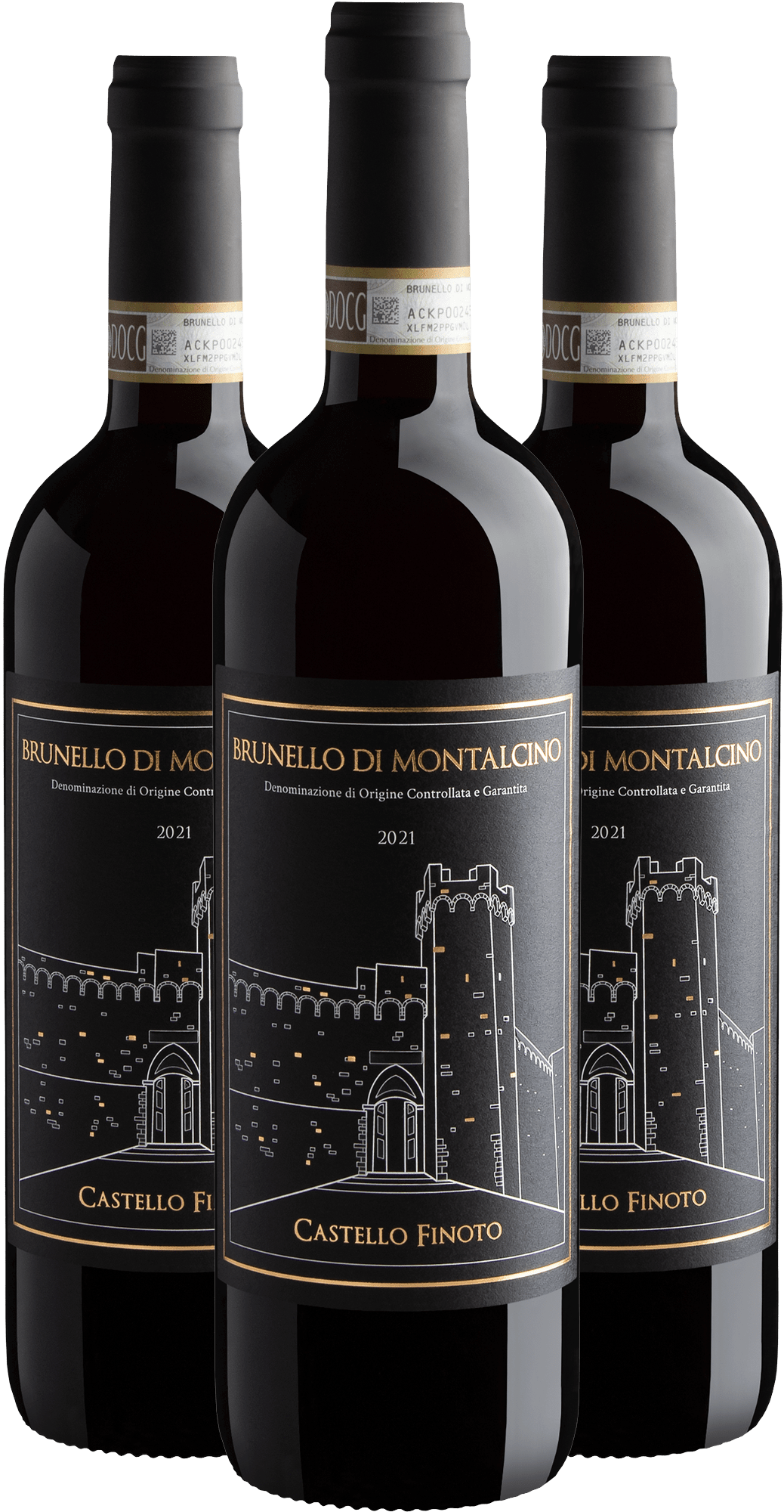 Kit 3 Castello Finoto Brunello di Montalcino DOCG
