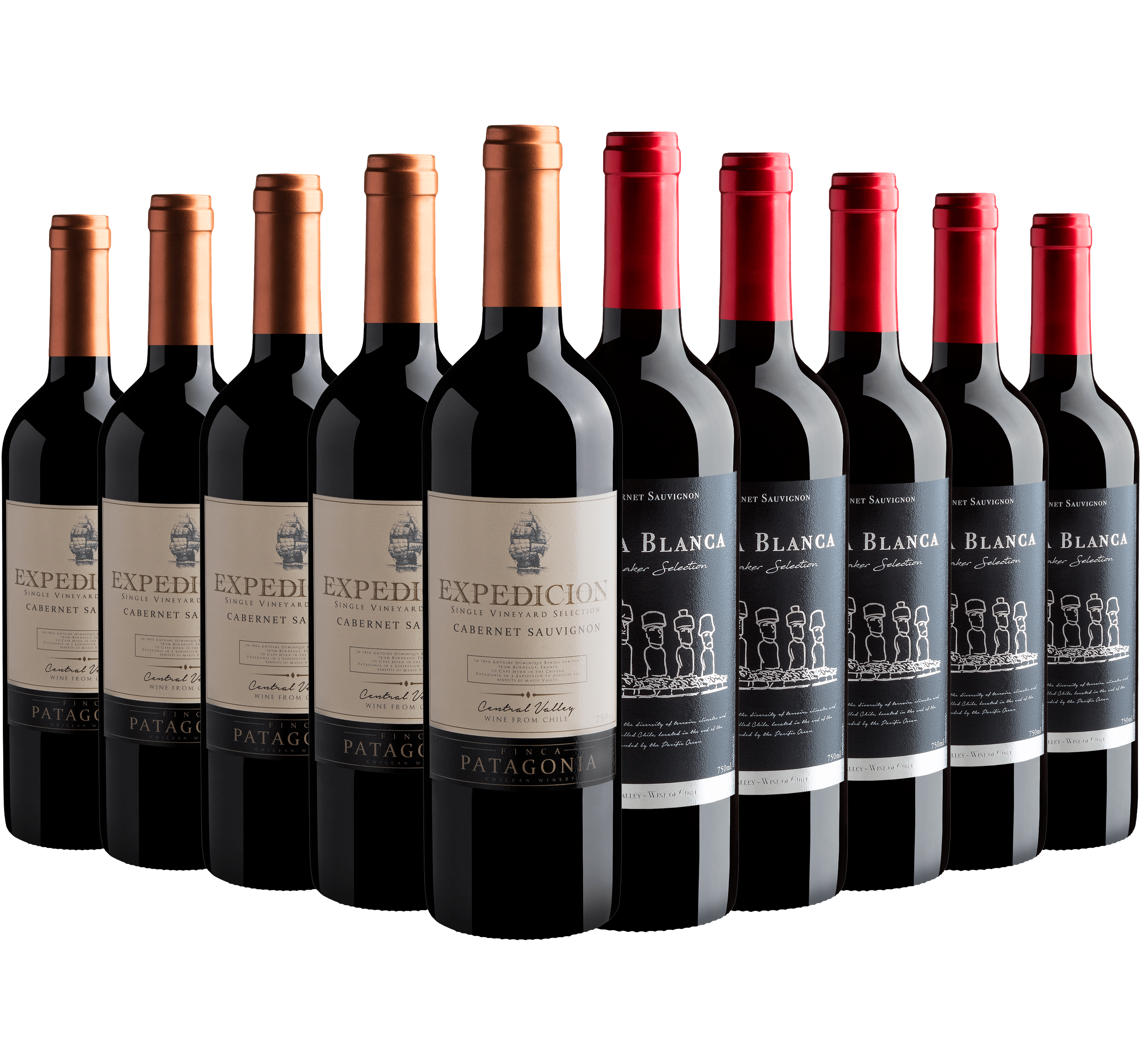 Kit Cabernet Sauvignon | 5 Expedicion + 5 Playa Blanca*
