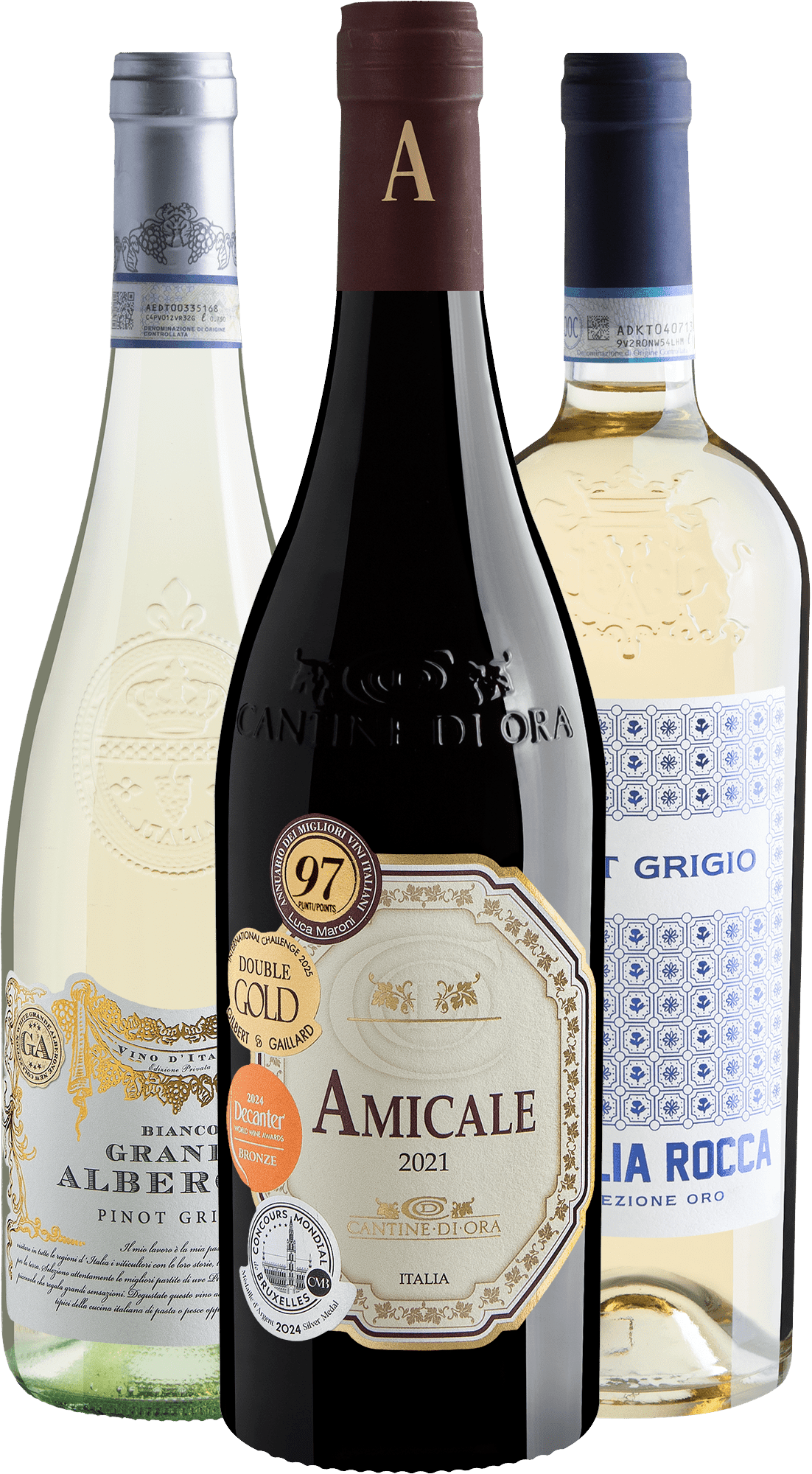 Kit 3 Vinhos do Vêneto 93+ Pontos