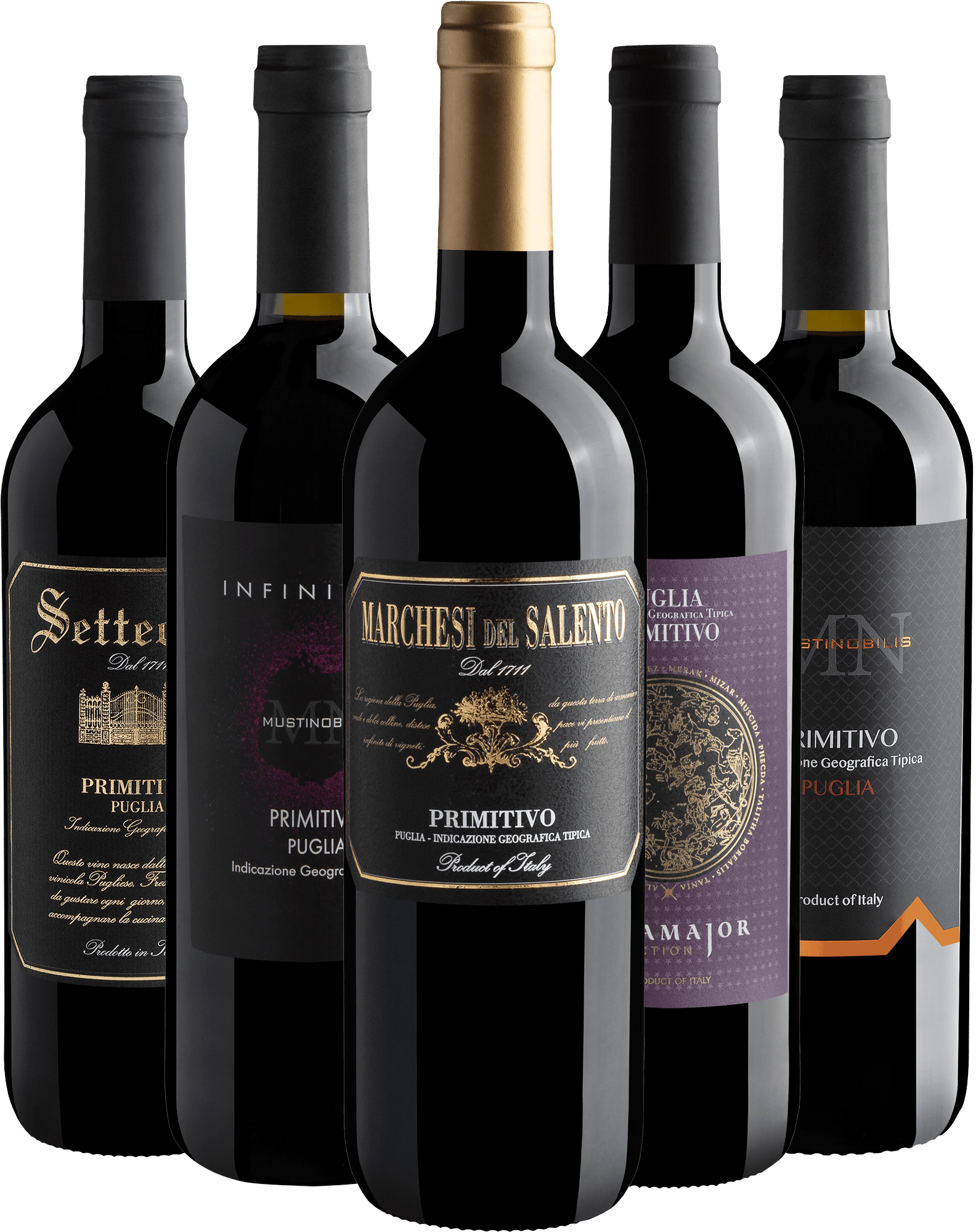 Kit 5 Primitivos da Puglia