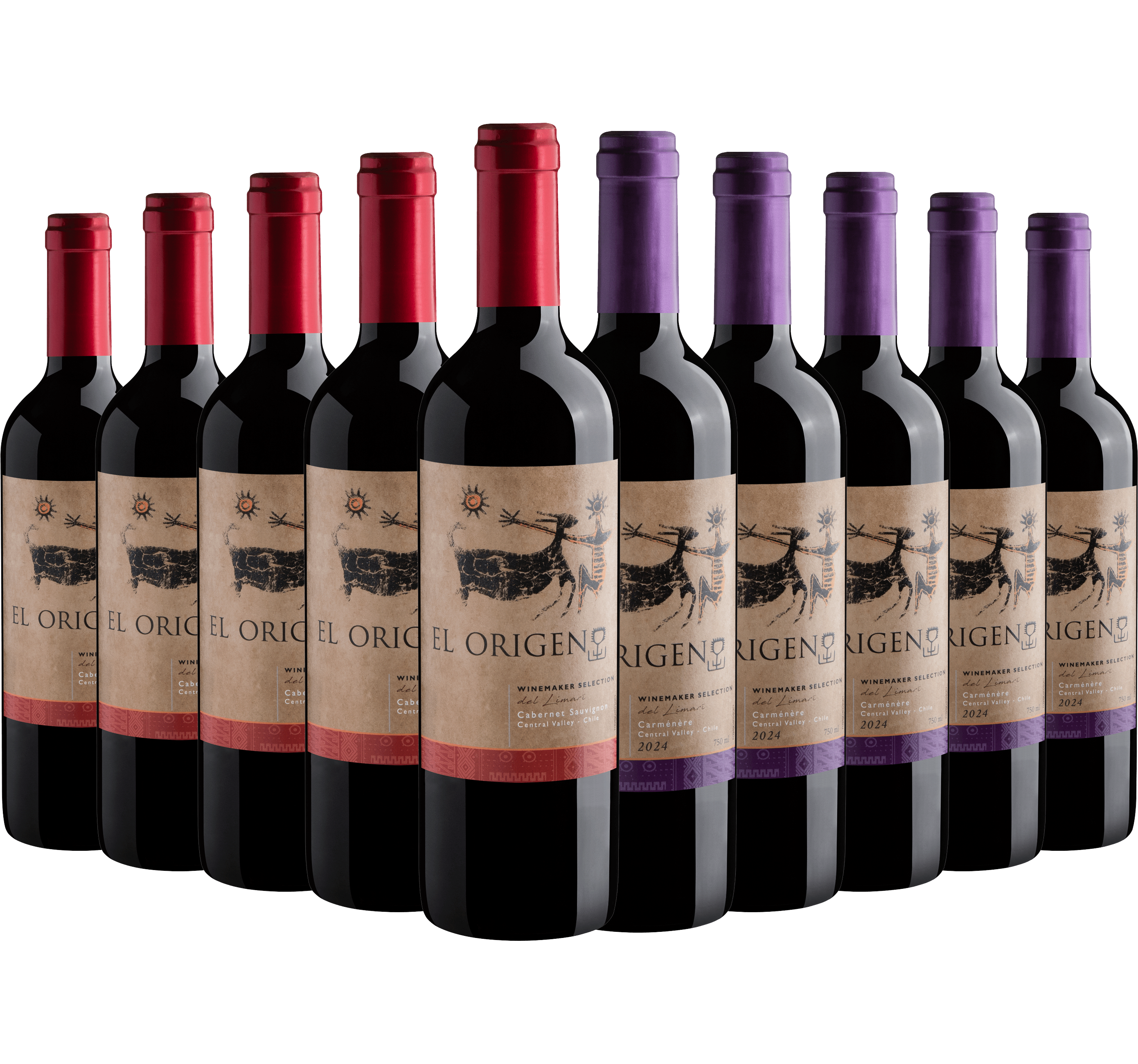 Kit El Origen | 5 Cabernet Sauvignon + 5 Carménère*