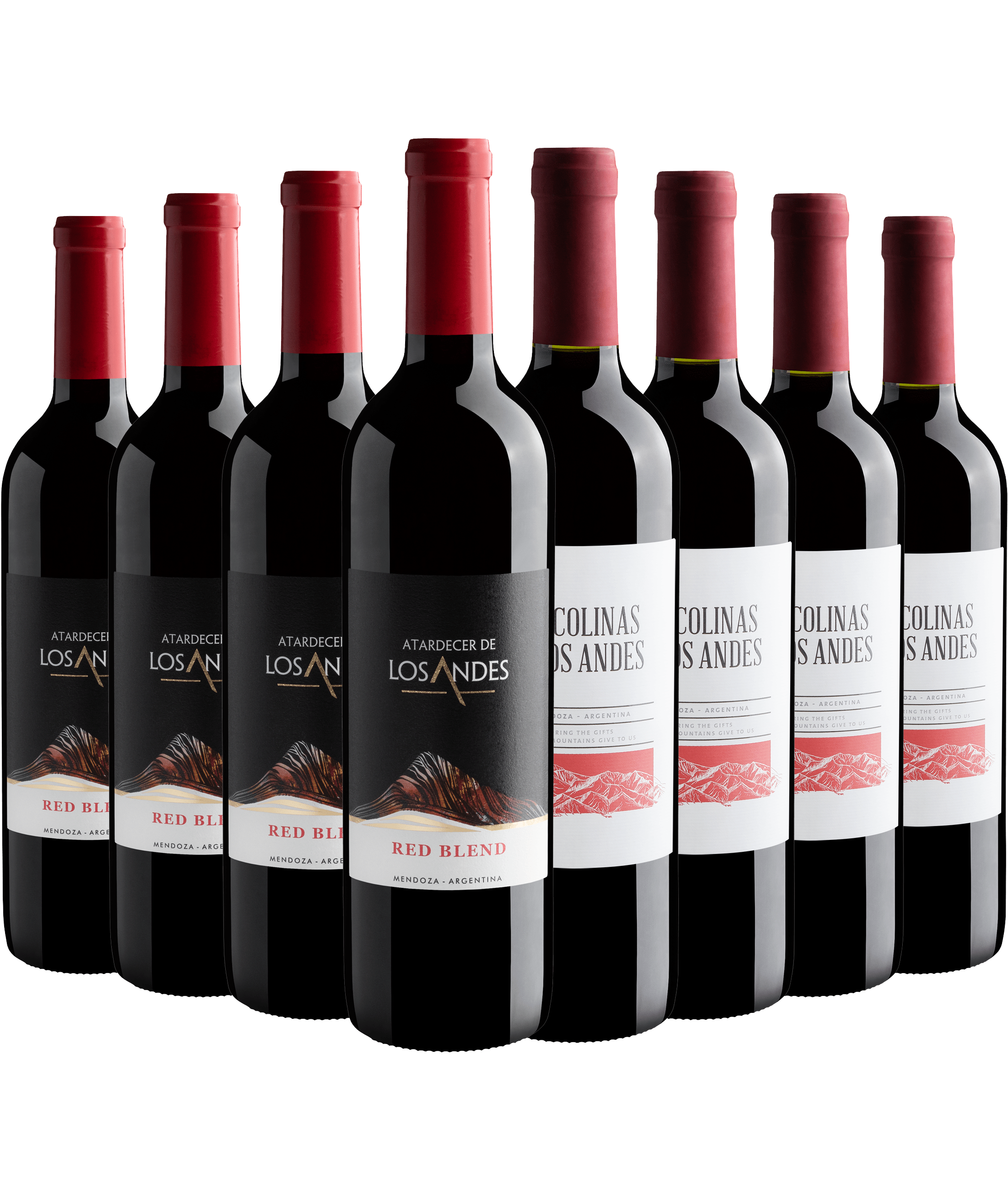 Kit Red Blend | 4 Atardecer de Los Andes + 4 Las Colinas