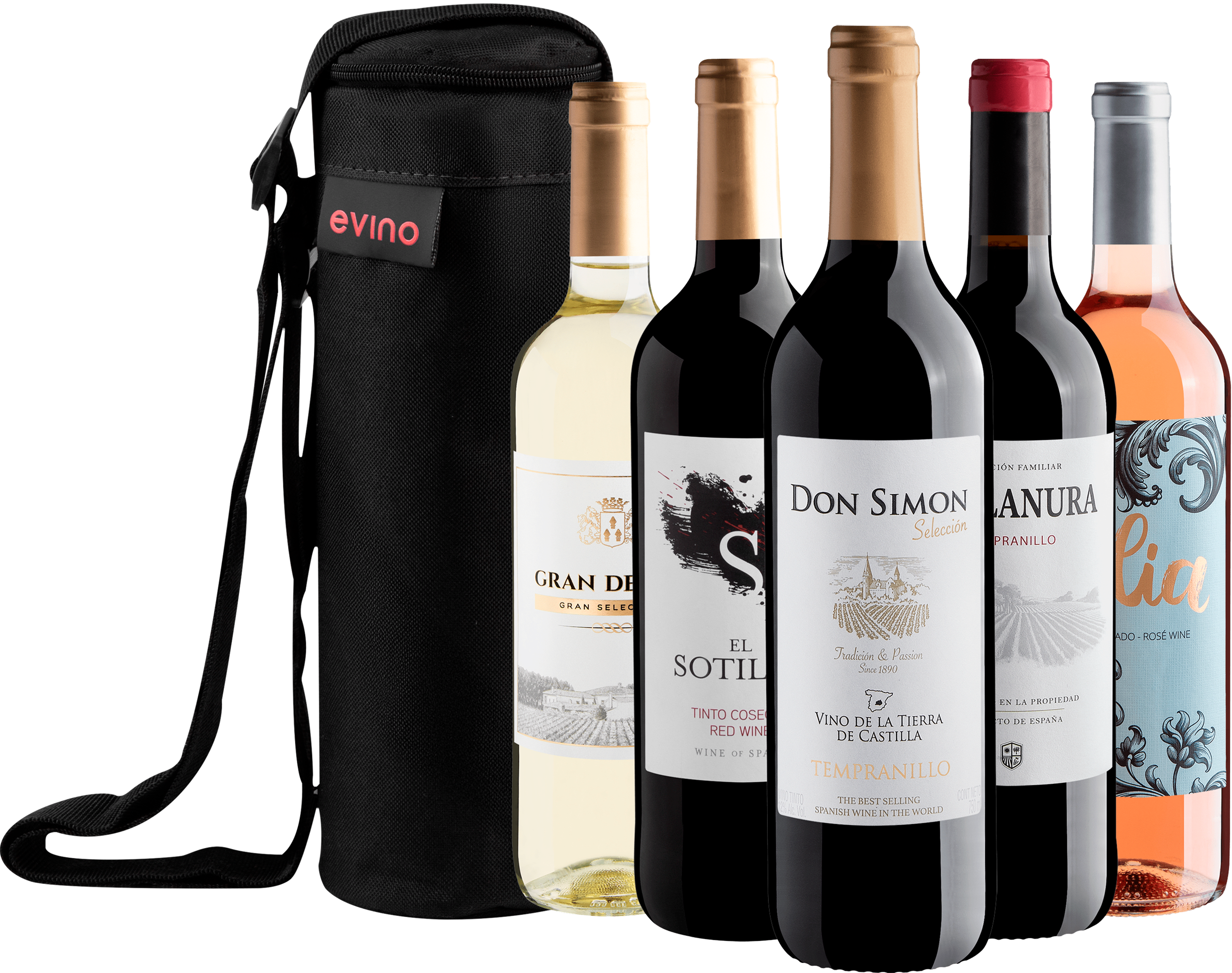 Kit 5 Espanhóis + Bolsa Exclusiva
