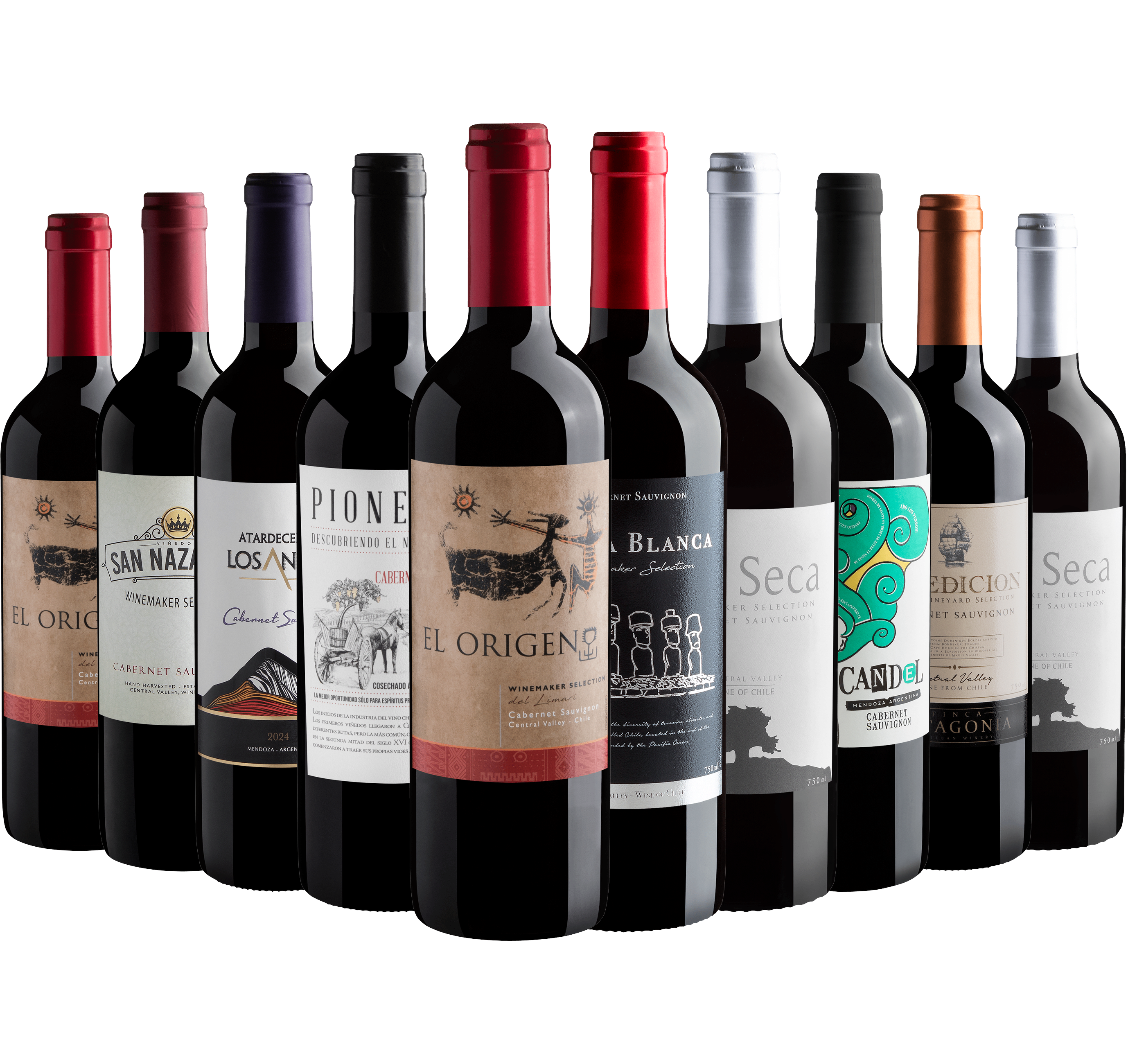 Kit 10 Cabernets Sauvignons