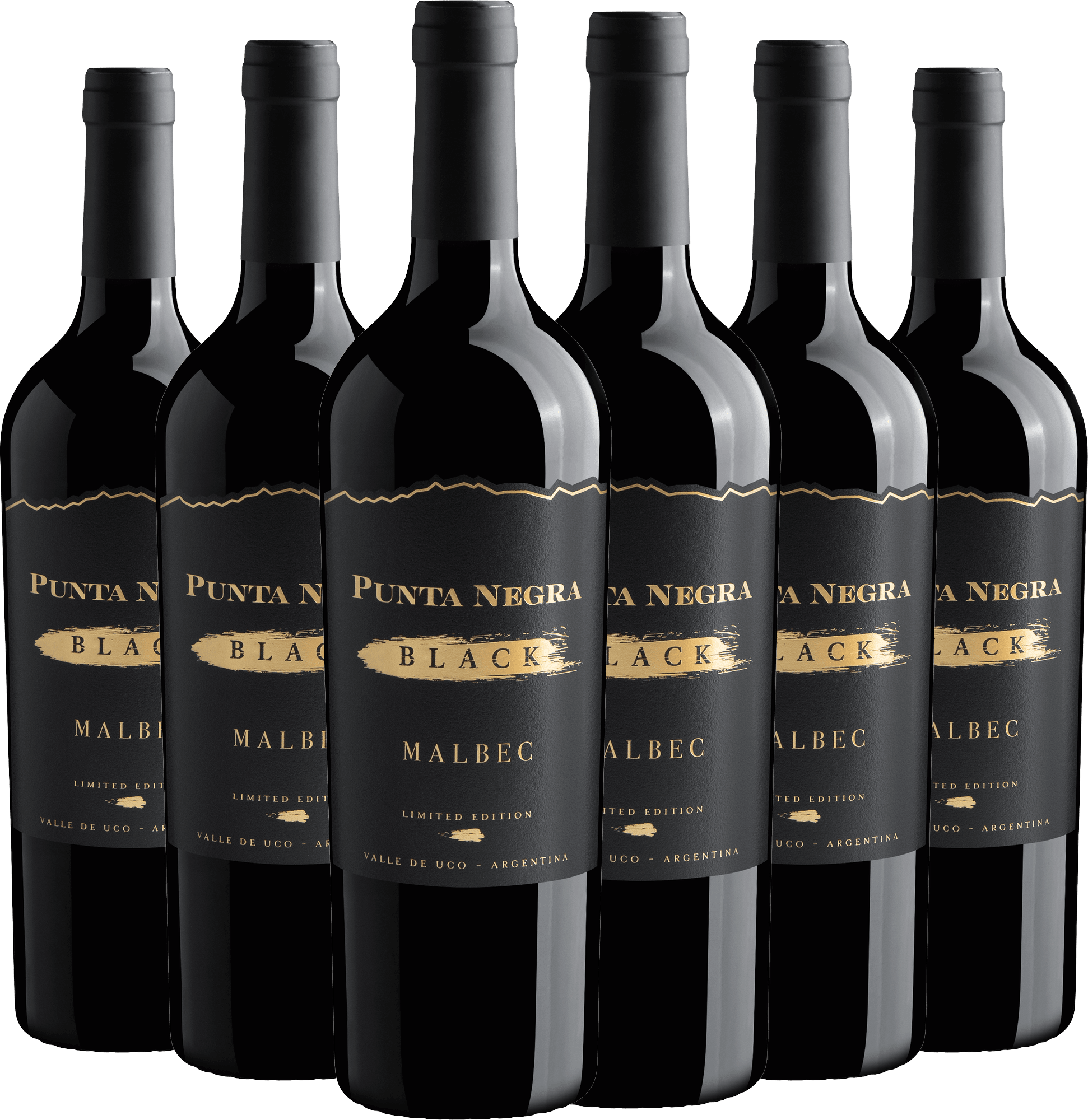 Kit 6 Punta Negra Black Malbec Limited Edition