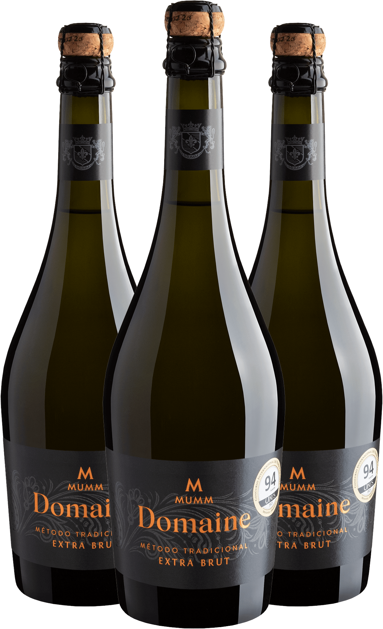 Kit 3 Mumm Domaine Método Tradicional Extra Brut