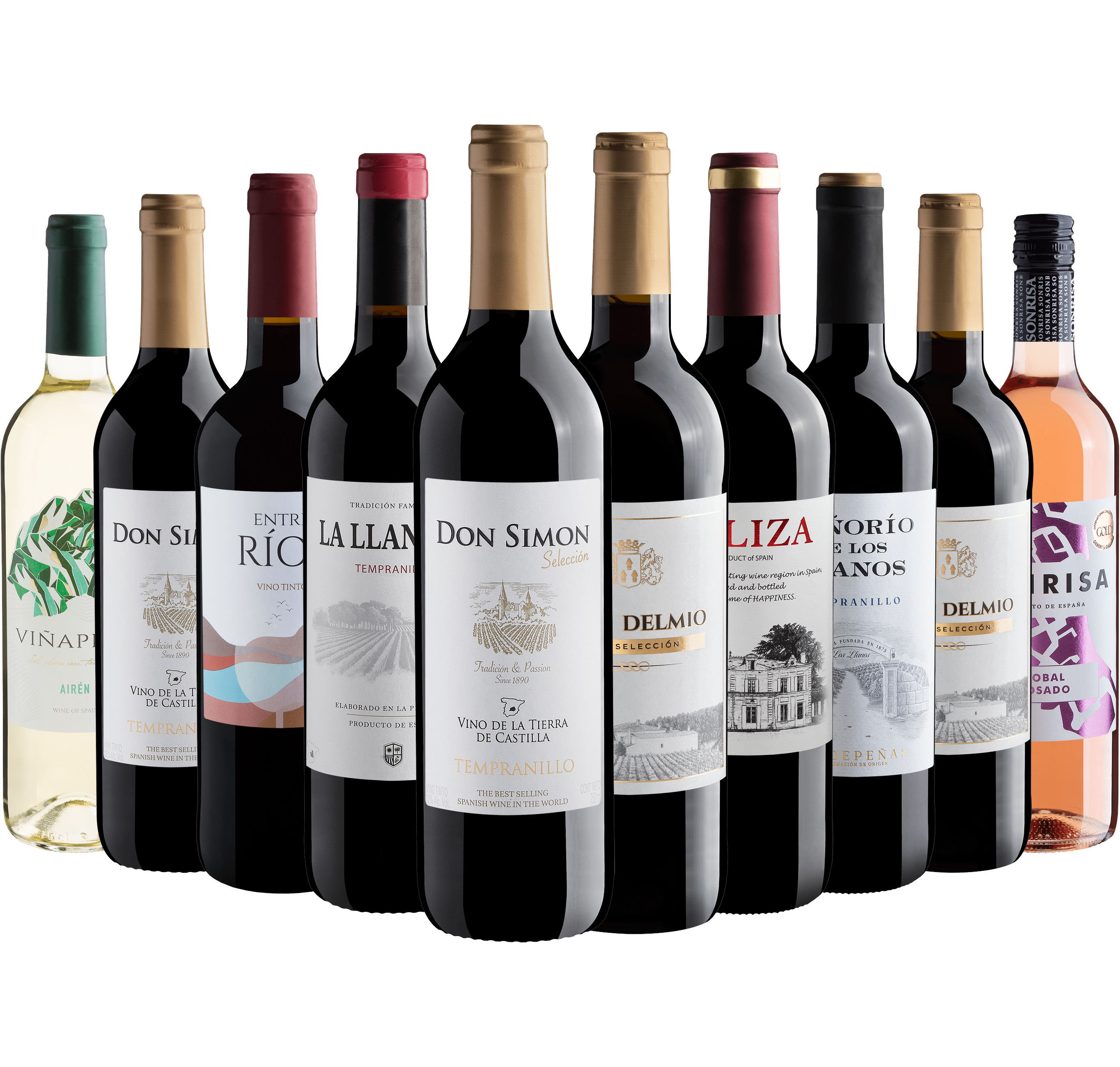 Kit 10 Vinhos Espanhóis*