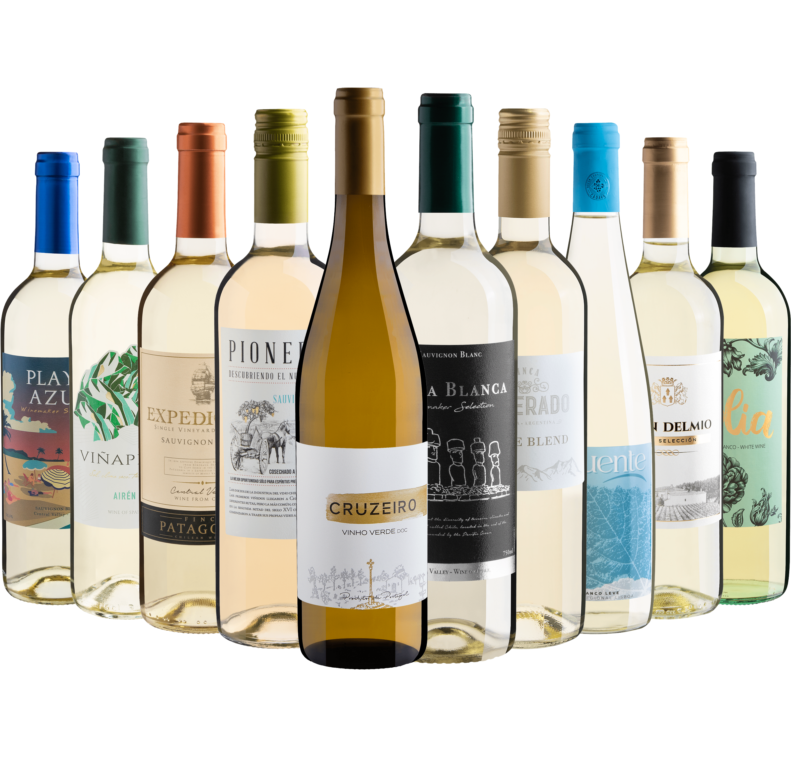 Kit 10 Brancos com Vinho Verde