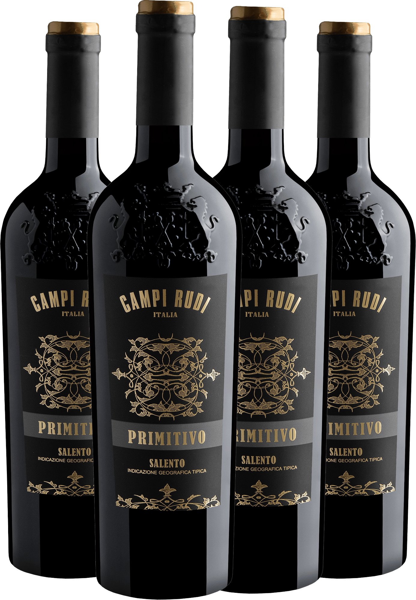 Kit 4 Campi Rudi Primitivo Salento IGT