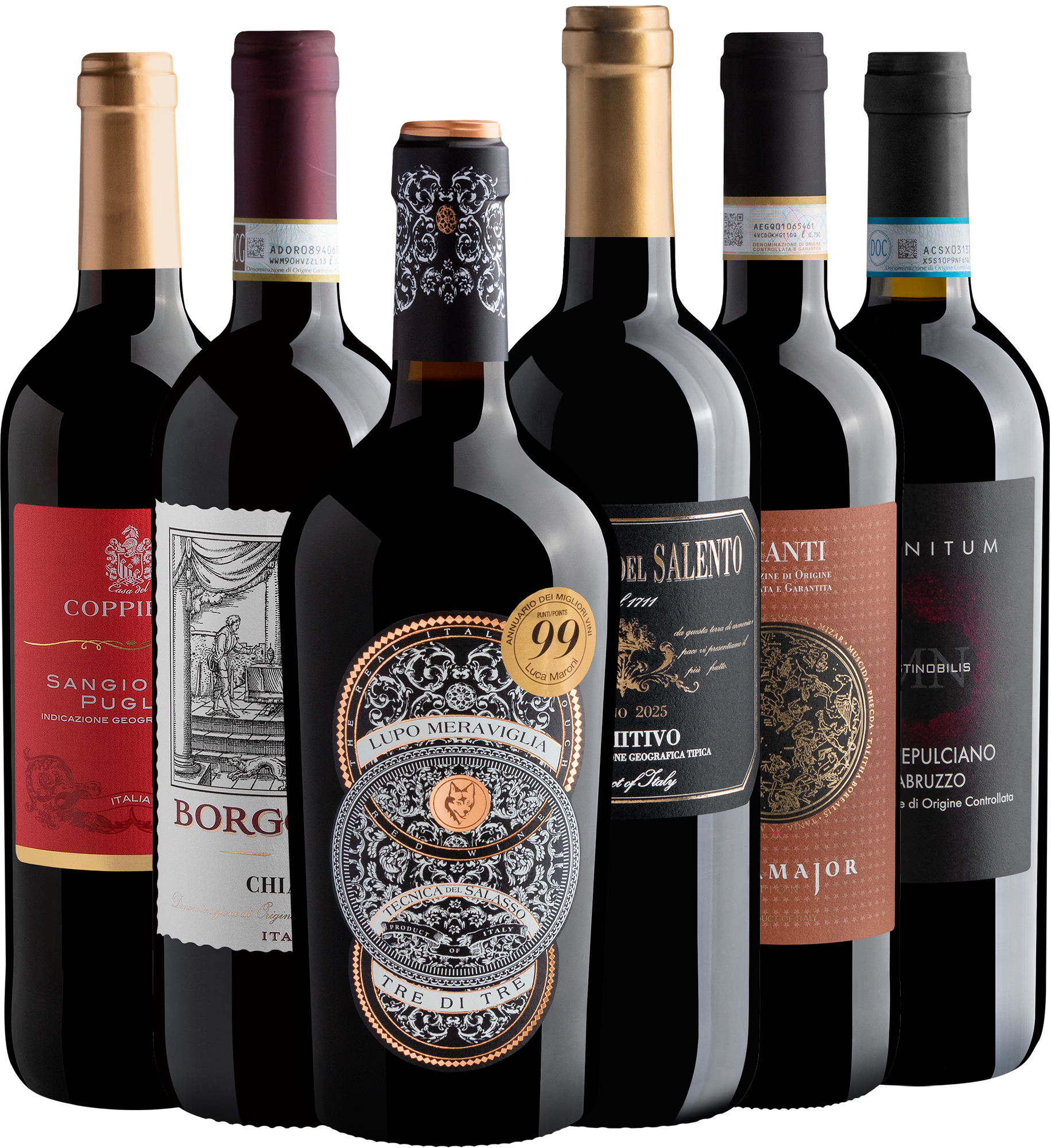 Kit 6 Italianos com Lupo