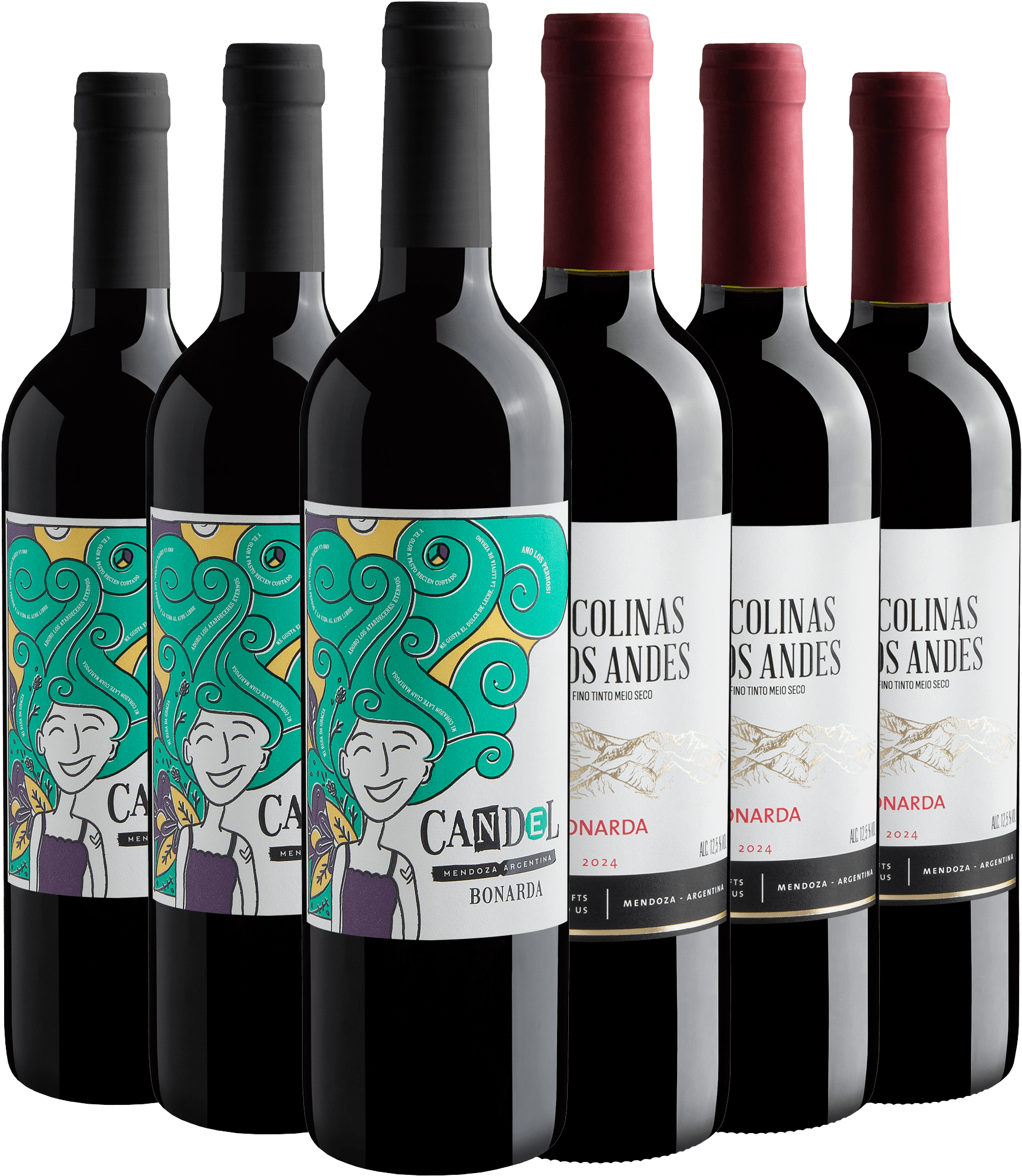 Kit Bonarda | 3 Candel + 3 Las Colinas