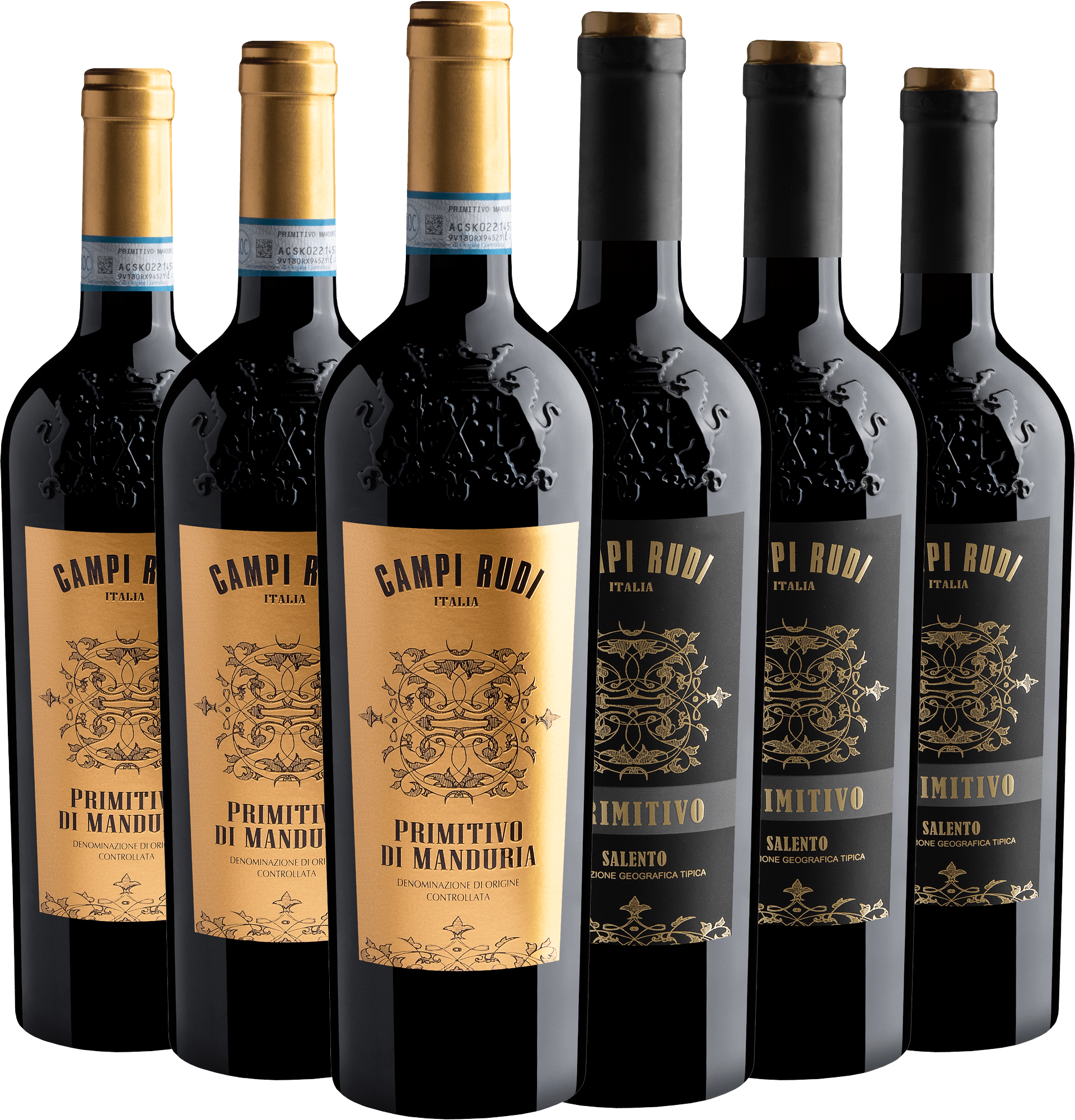 Kit Seleção Campi Rudi |  Primitivo di Manduria +  Salento