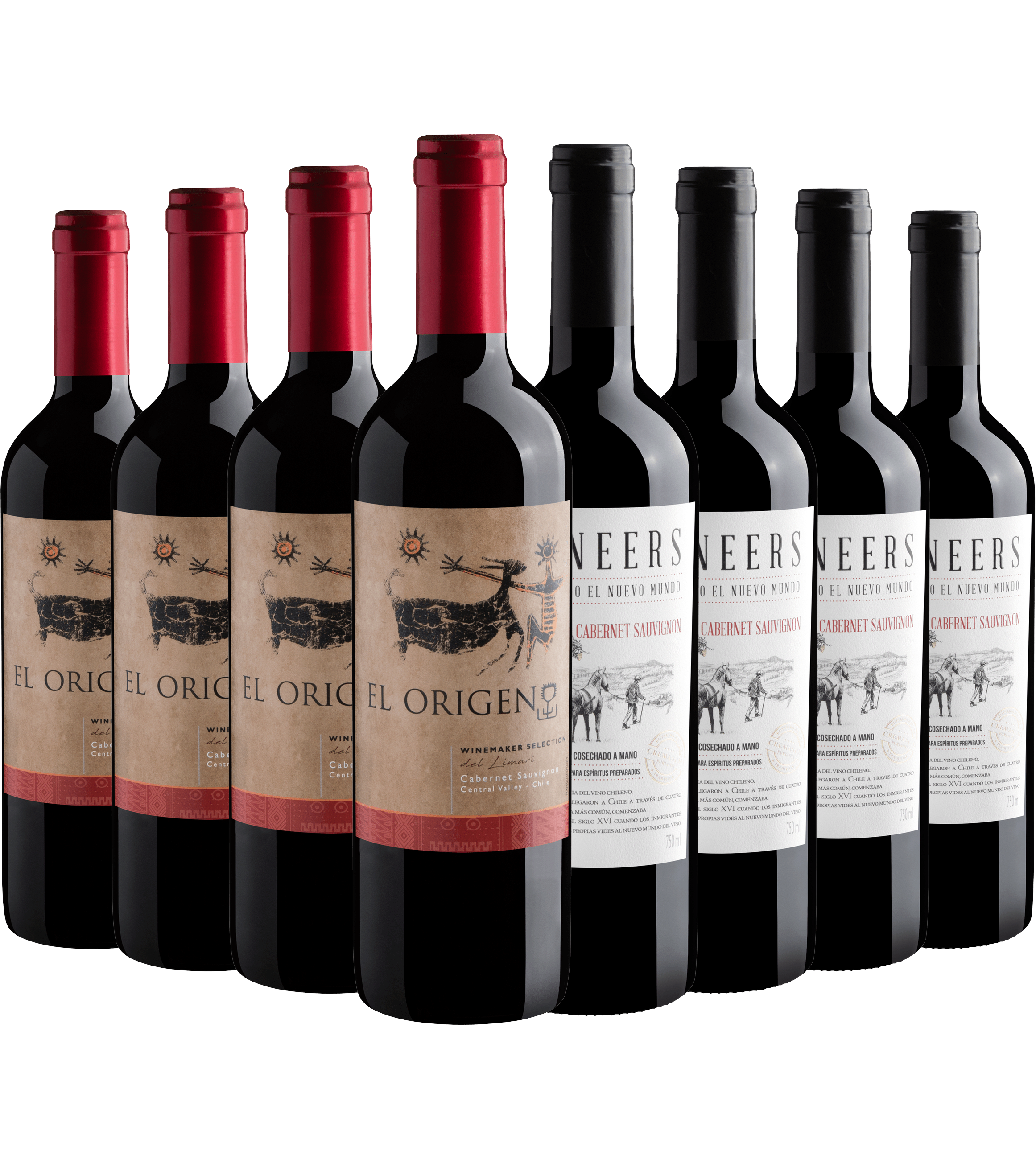 Kit Cabernet Sauvignon | 4 El Origen + 4 Pioneers