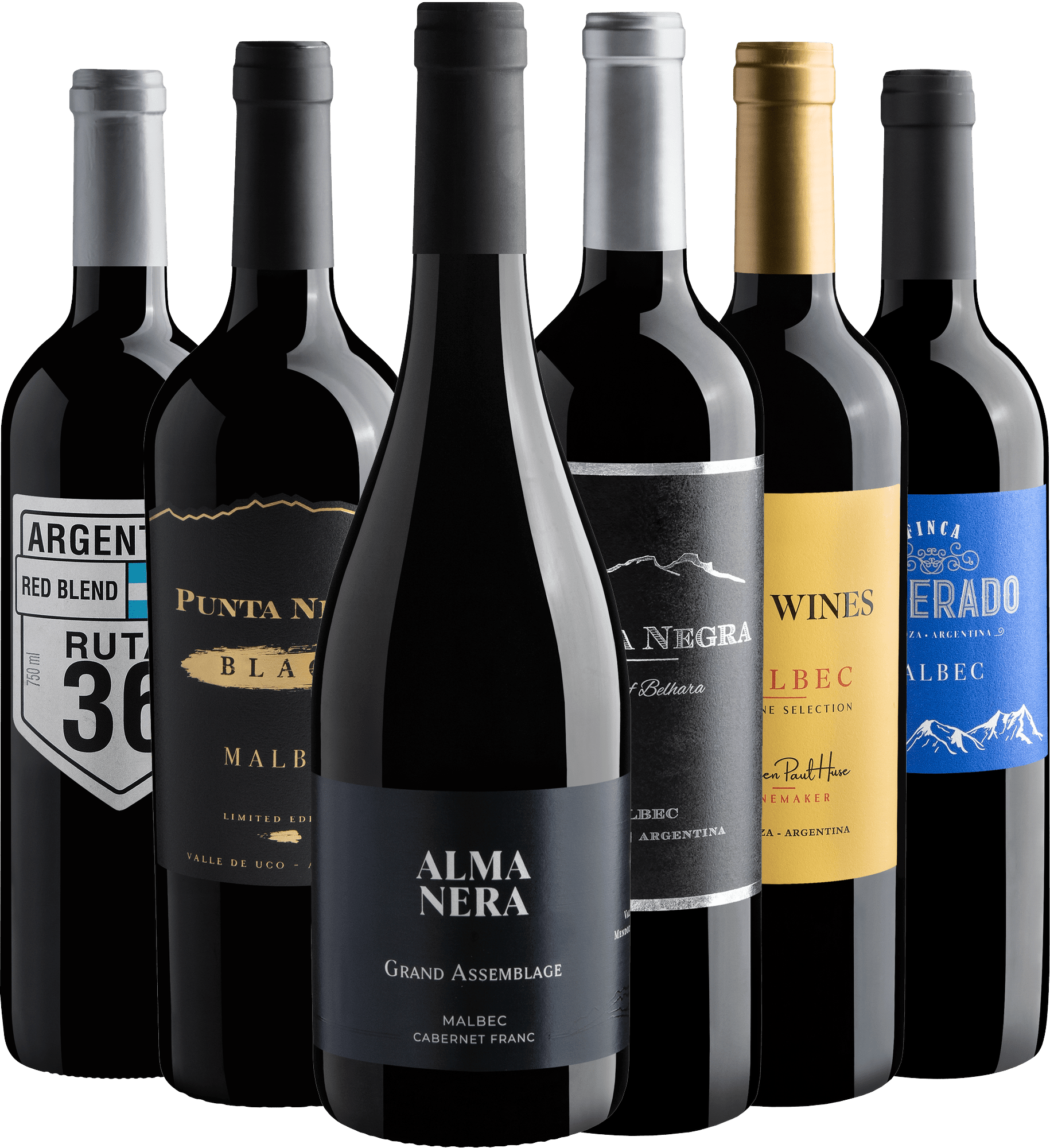 Kit 6 Vinhos Argentinos com Alma Nera