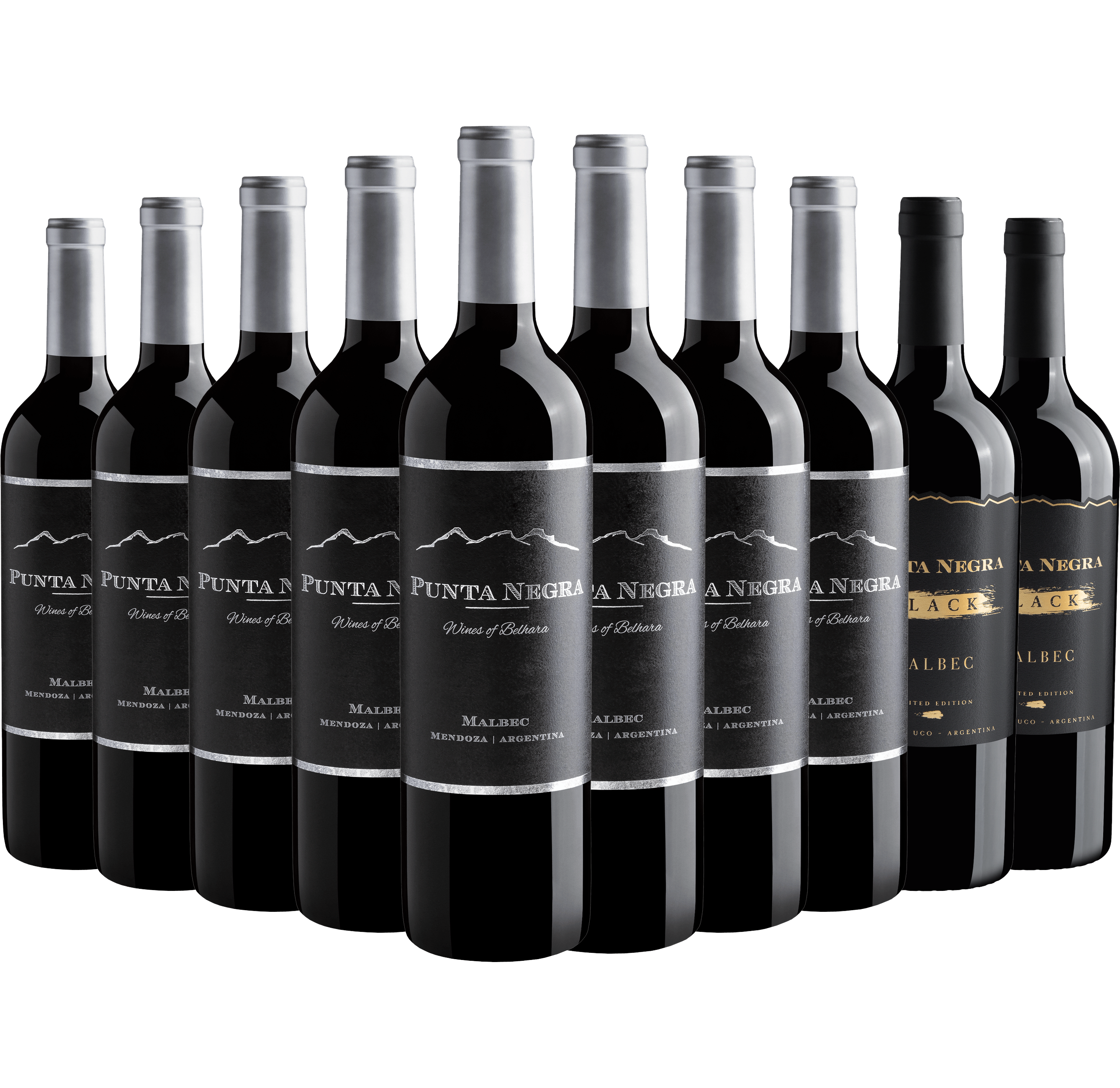 Kit Punta Negra: 8 Malbec + 2 Black Malbec Limited Edition*