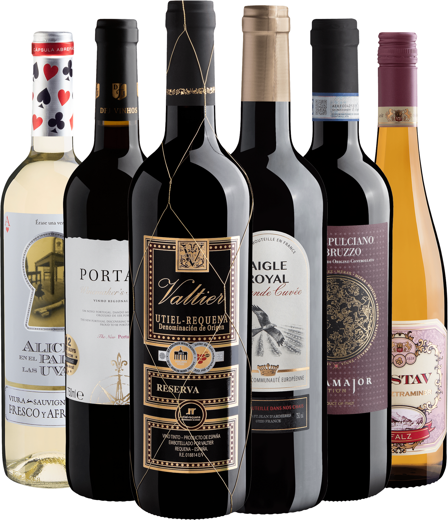 Kit 6 Vinhos do Velho Mundo