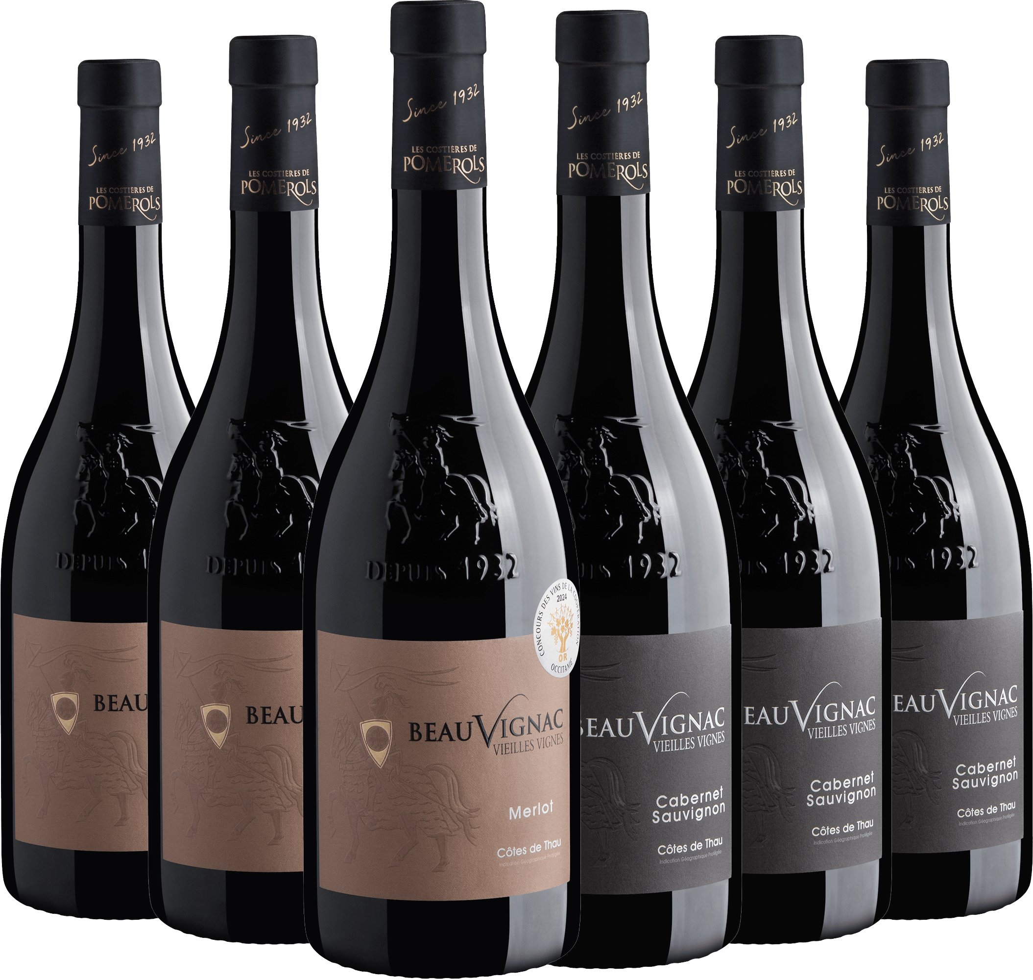 Kit Beauvignac Vieilles Vignes: 3 Merlot + 3 Cabernet Sauvignon