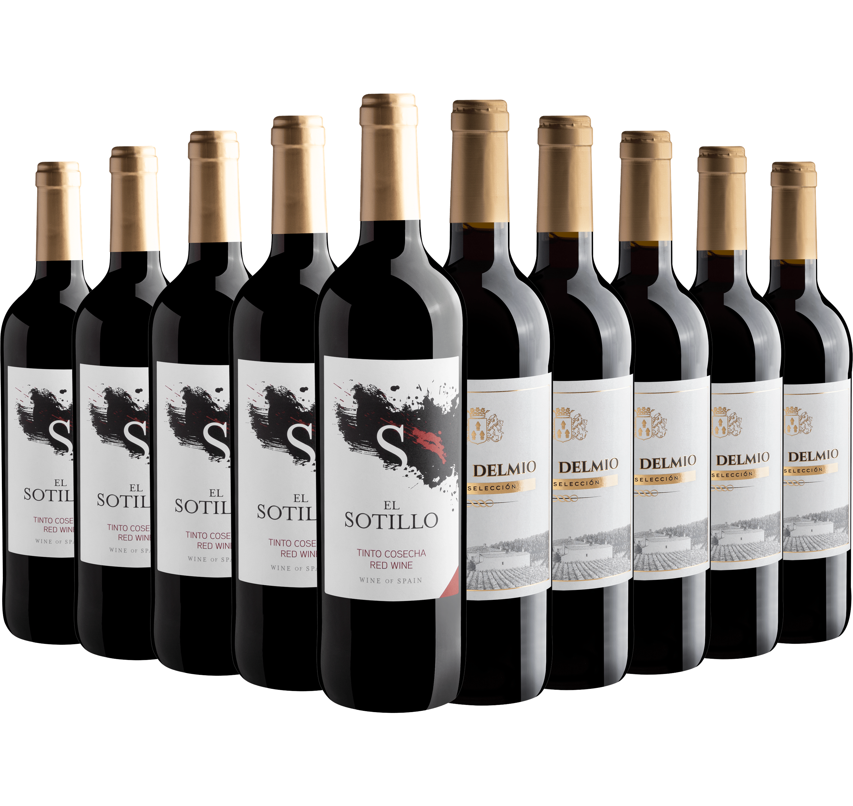 Kit Espanhóis | 5 El Sotillo + 5 Gran Delmio Tinto*