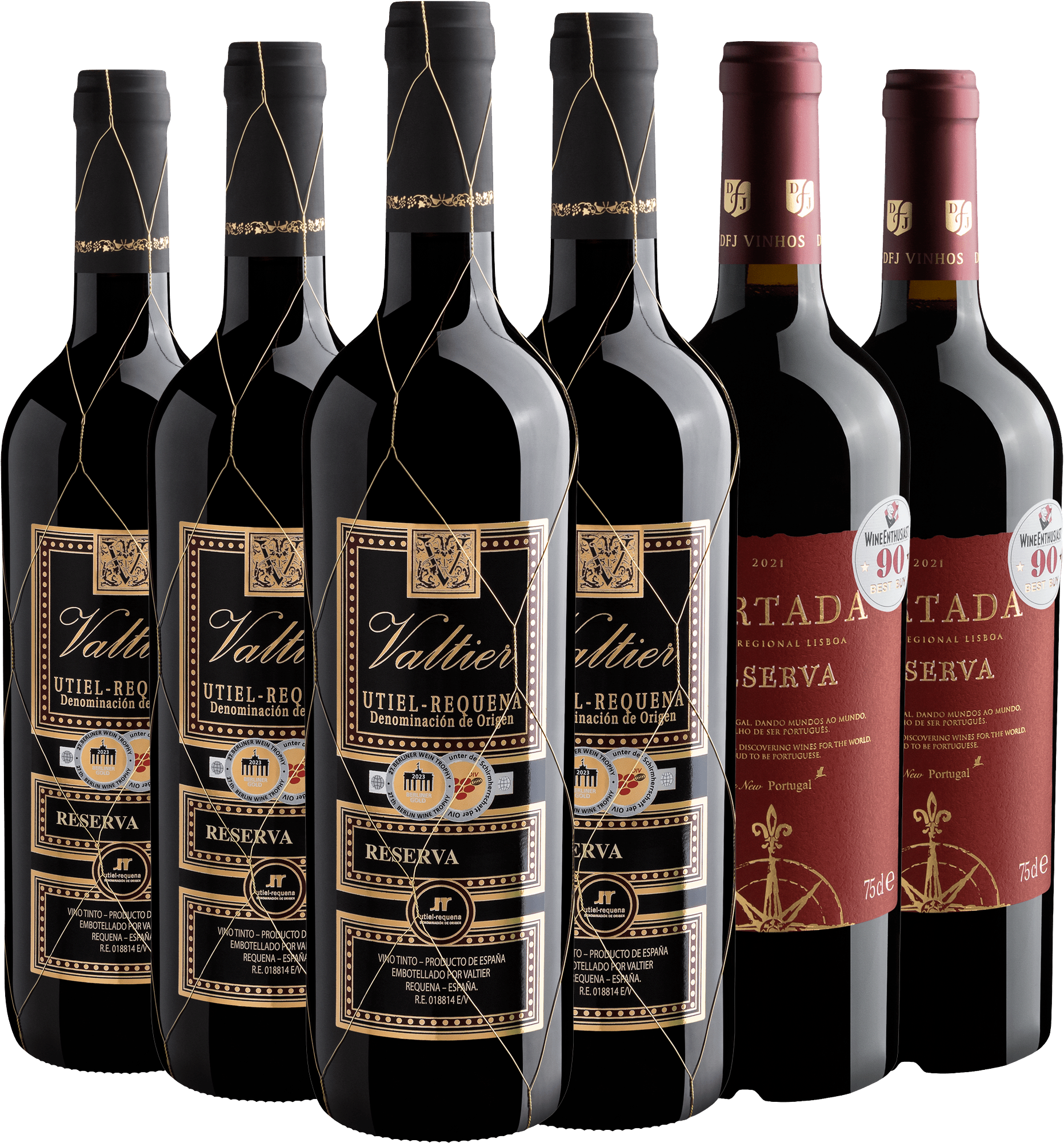 Kit 4 Valtier Reserva + 2 Portada Reserva